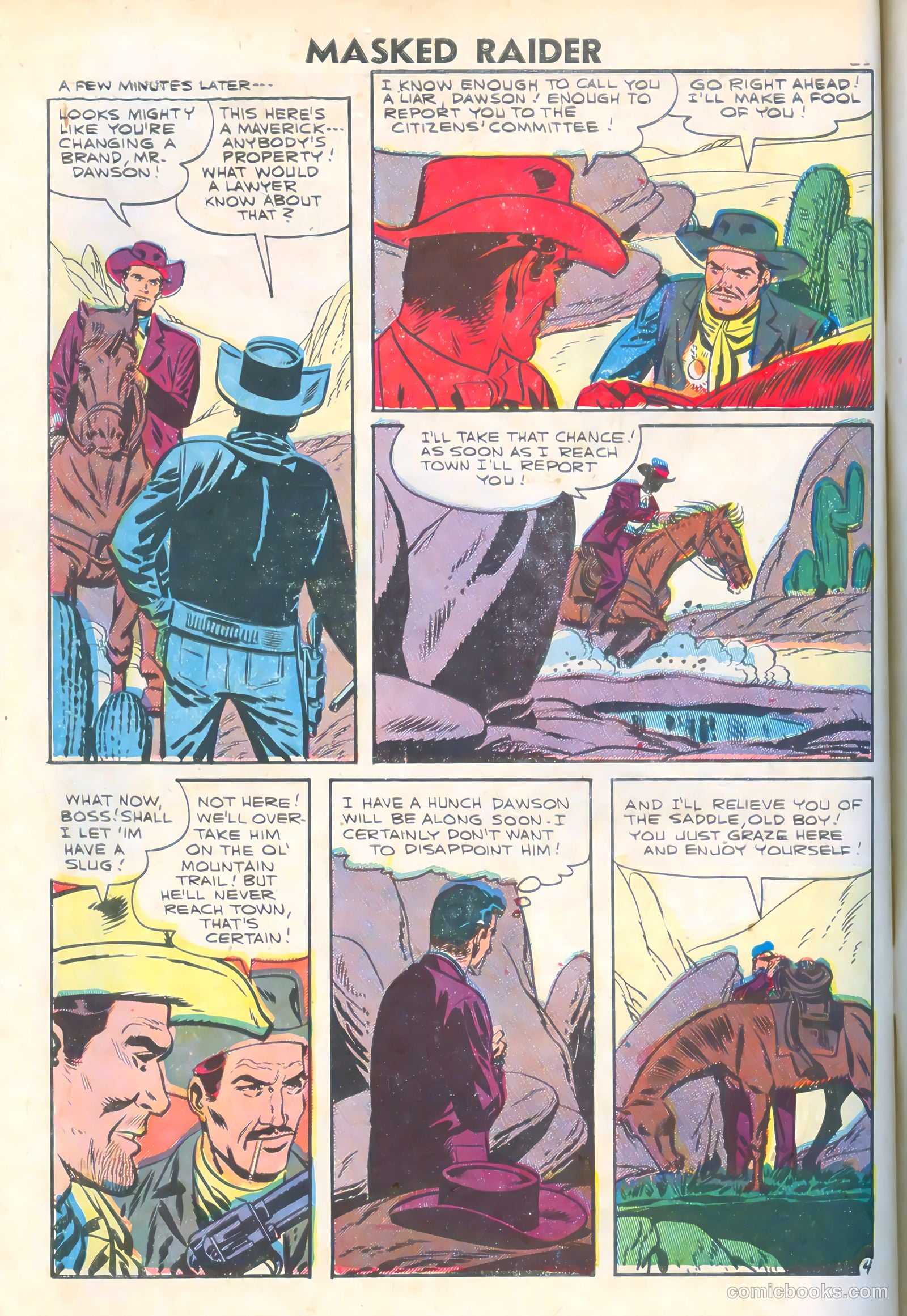 Masked Raider #7 (1960) — page 30 of 36