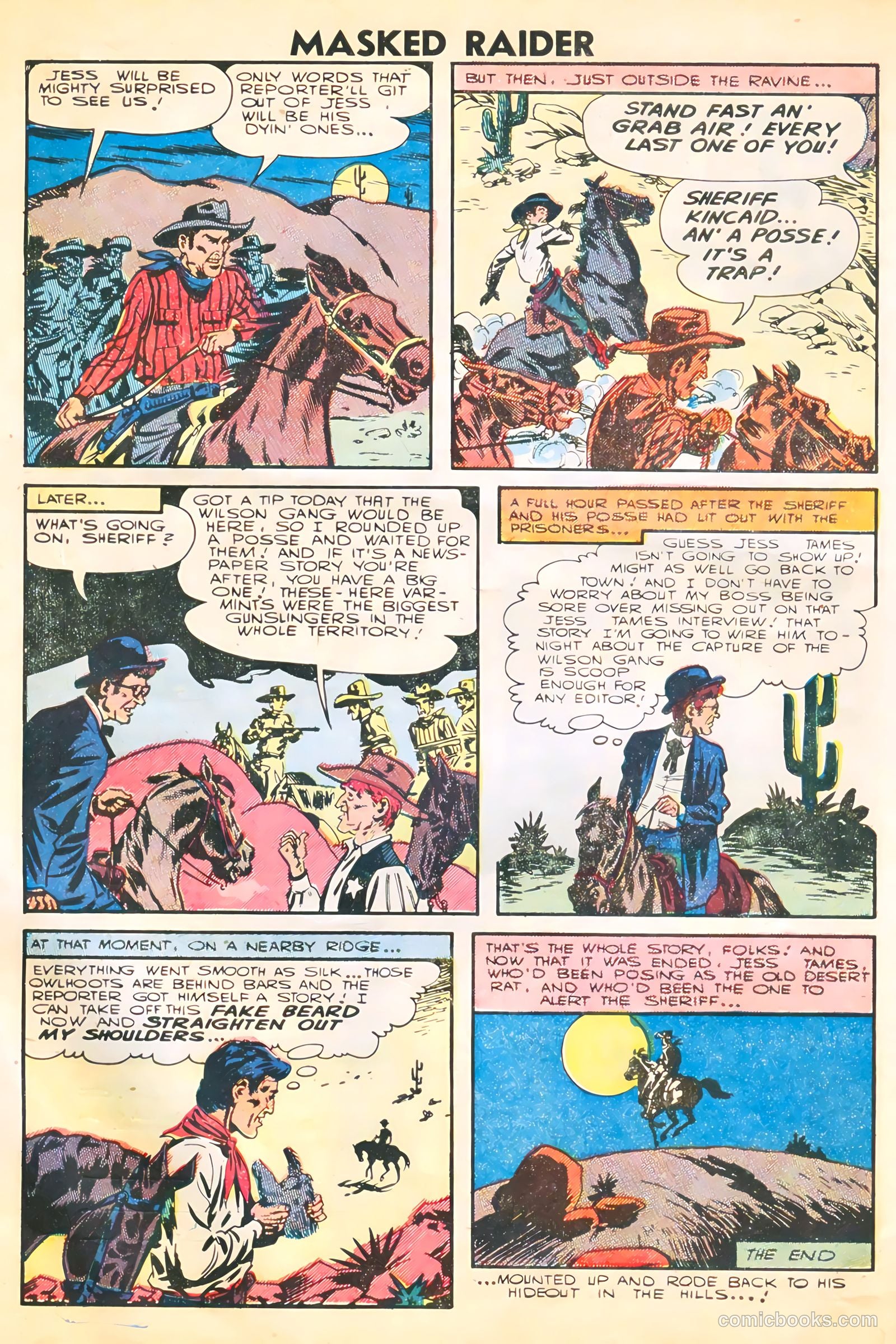 Masked Raider #8 (1960) — page 32 of 36