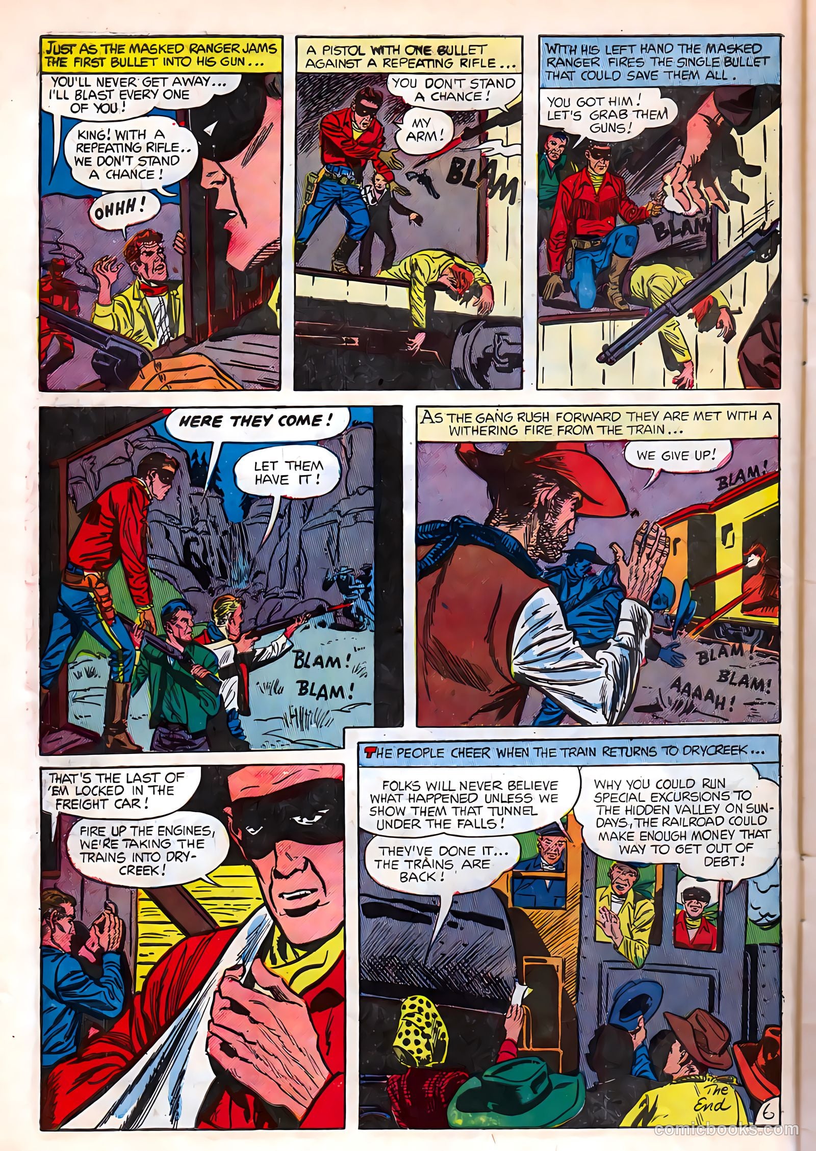 Masked Ranger #3 (1954) — page 8 of 36