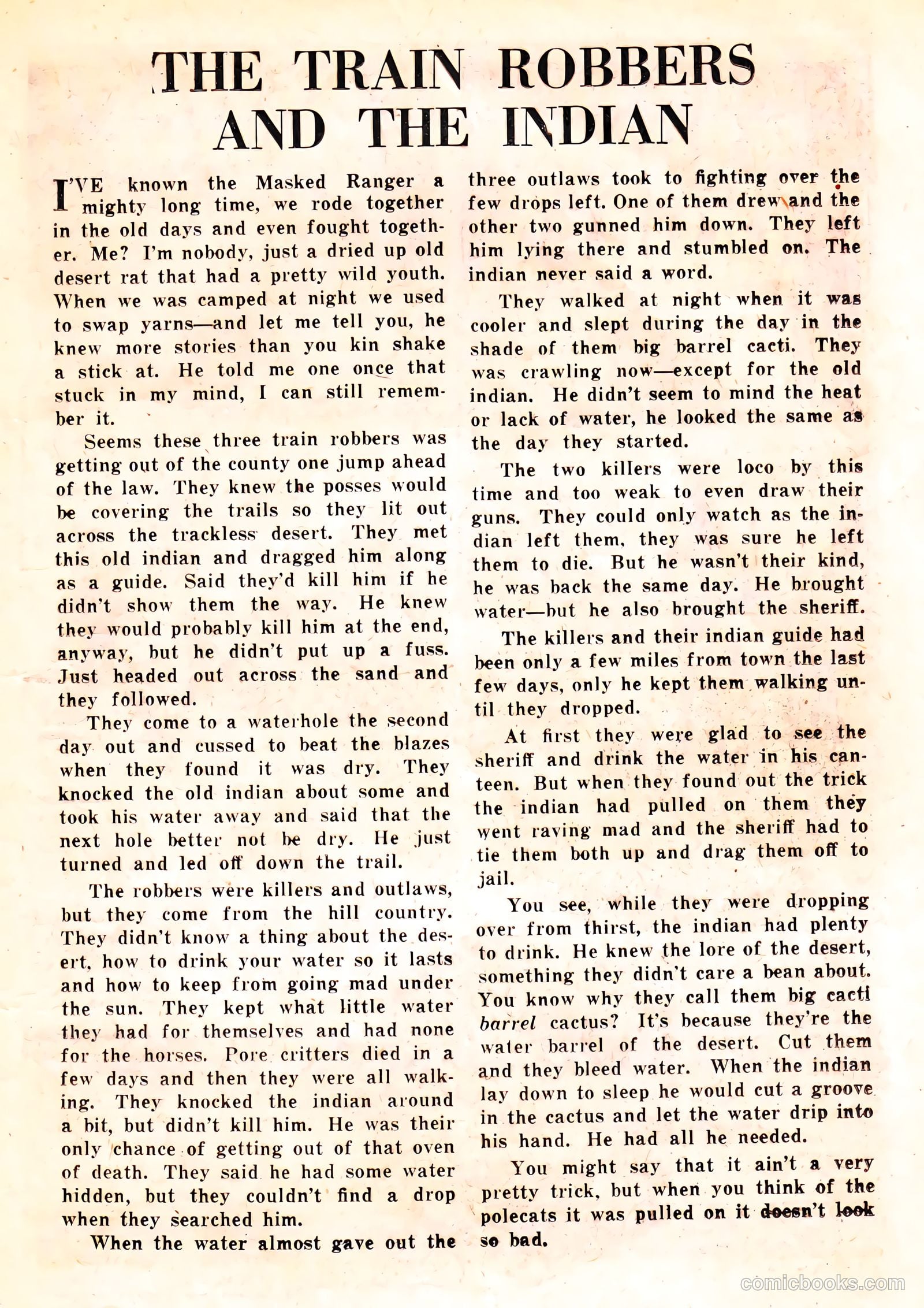 Masked Ranger #3 (1954) — page 11 of 36