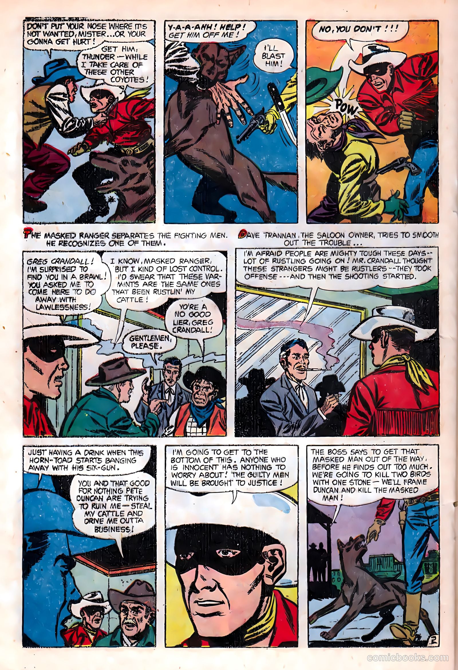 Masked Ranger #3 (1954) — page 20 of 36