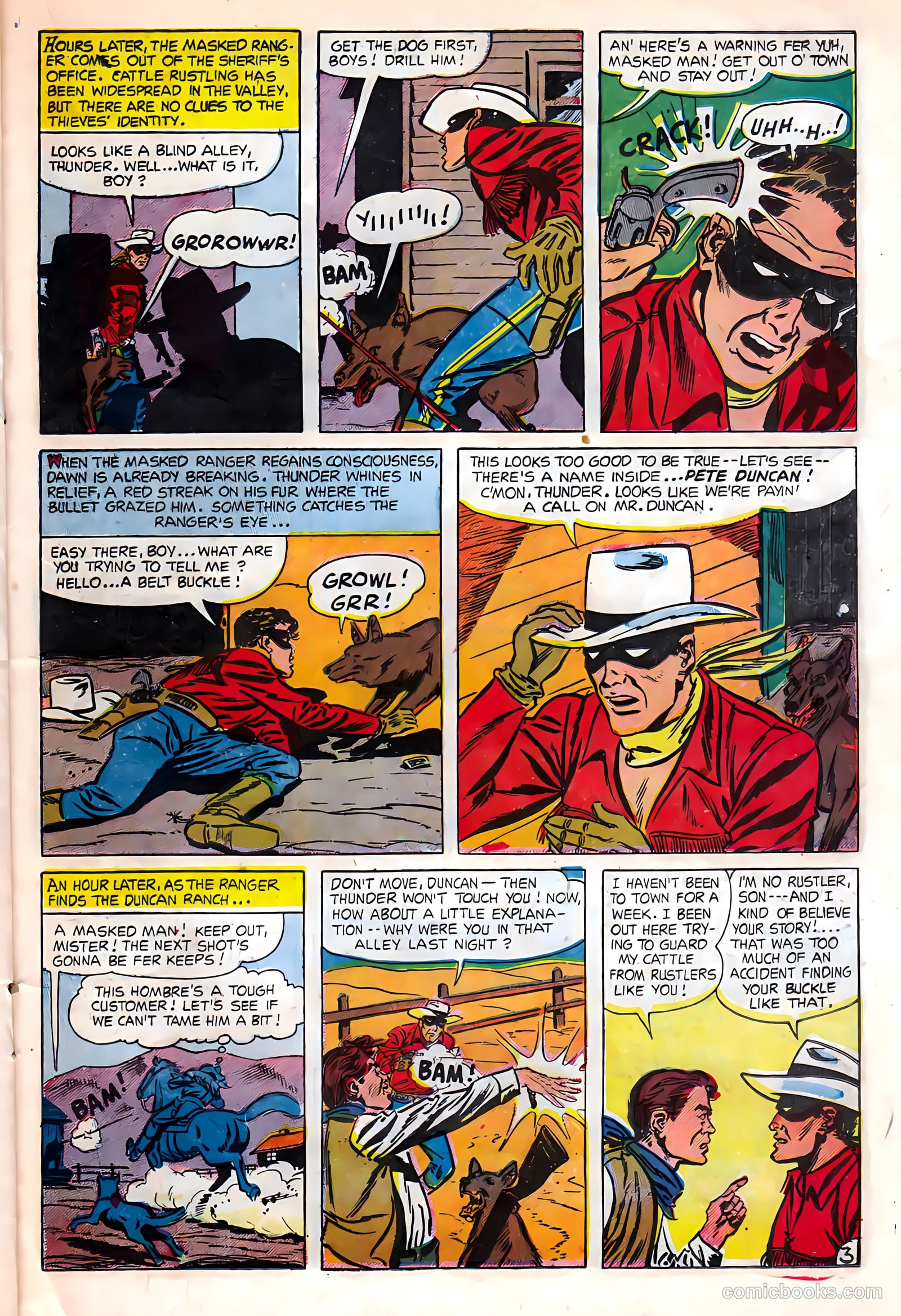 Masked Ranger #3 (1954) — page 21 of 36
