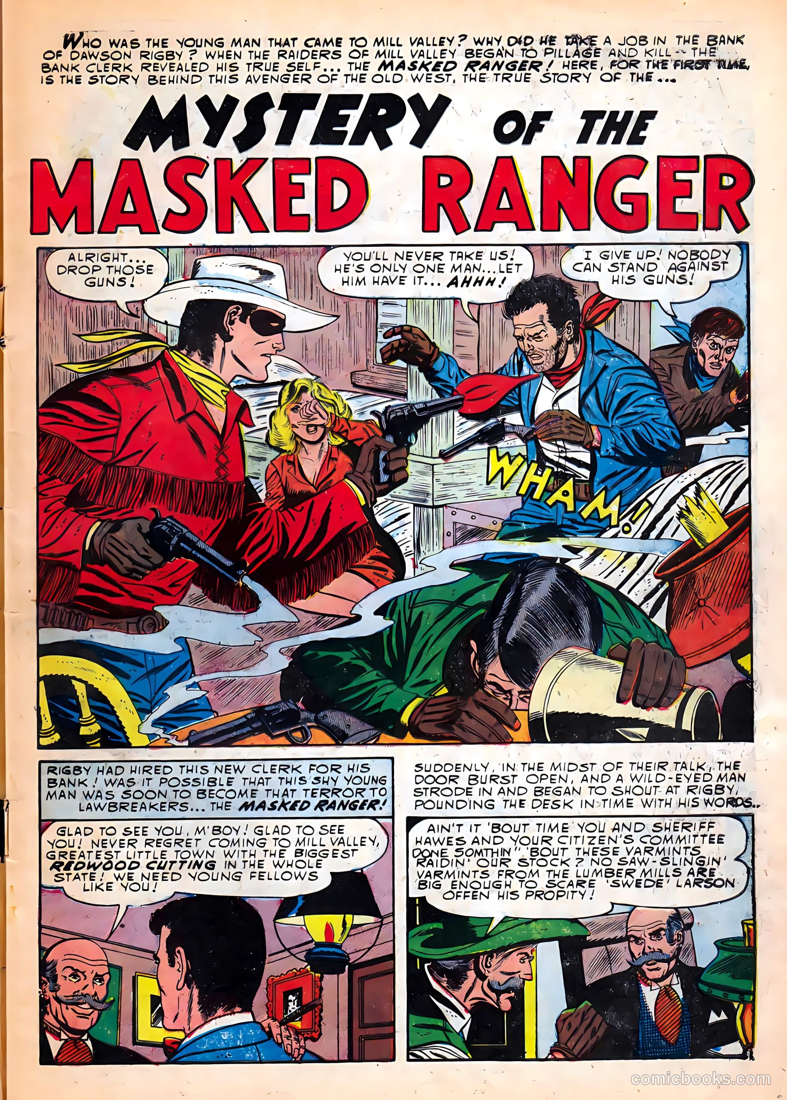 Masked Ranger #4 (1954) — page 3 of 36