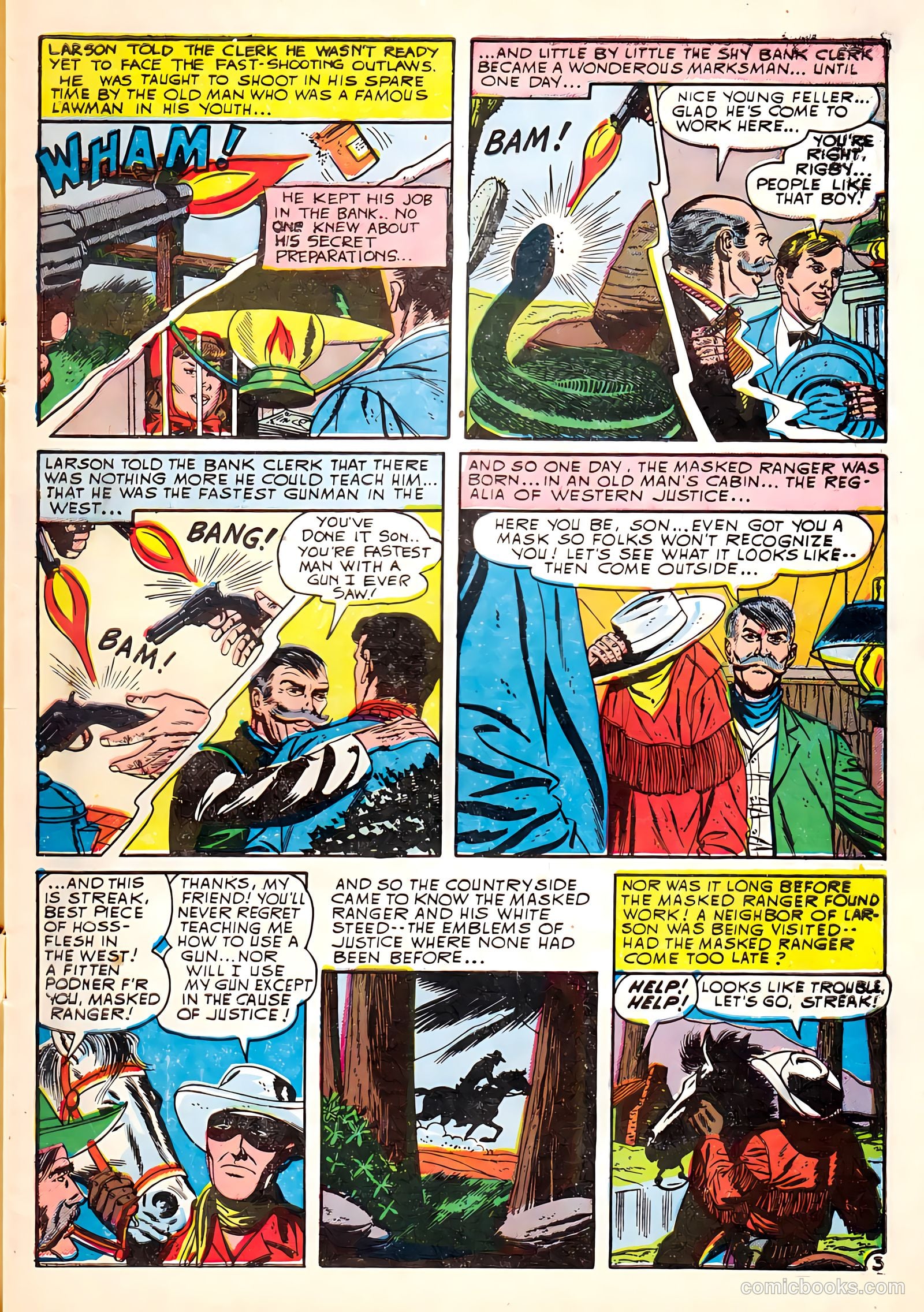 Masked Ranger #4 (1954) — page 5 of 36