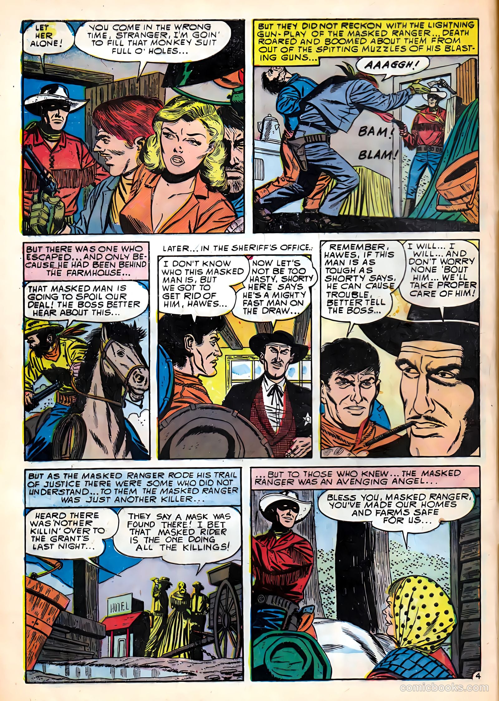 Masked Ranger #4 (1954) — page 6 of 36