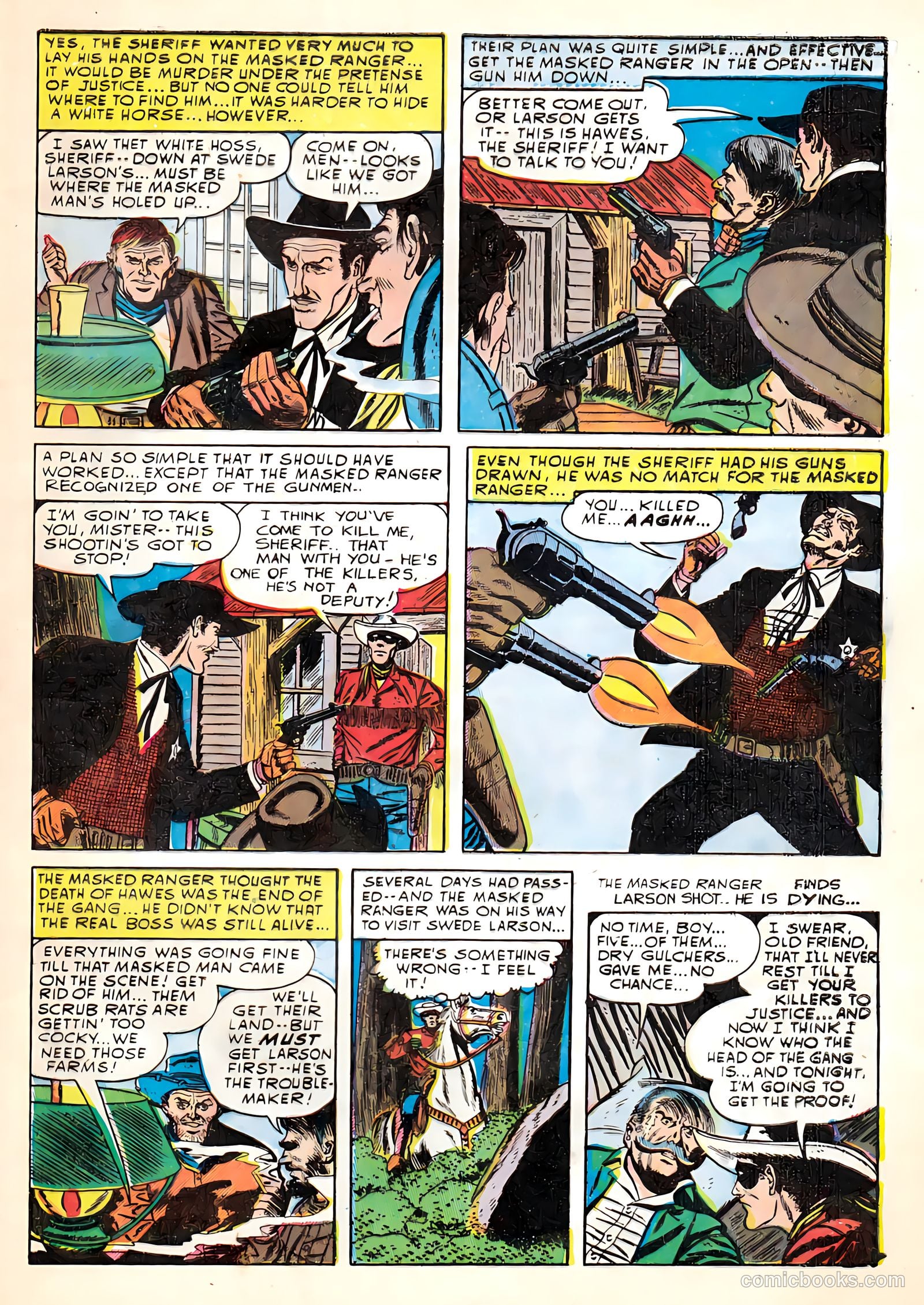 Masked Ranger #4 (1954) — page 7 of 36