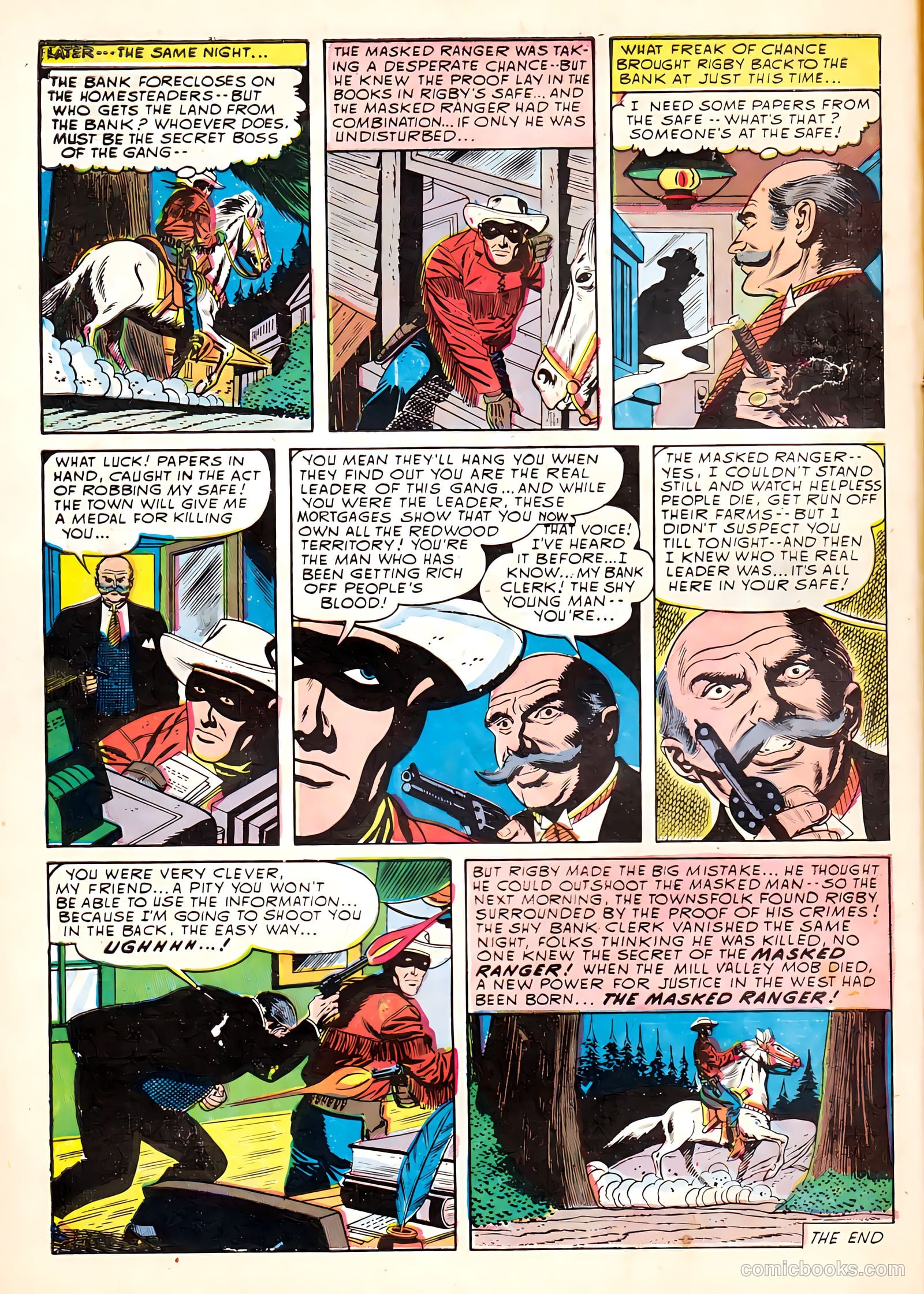 Masked Ranger #4 (1954) — page 8 of 36