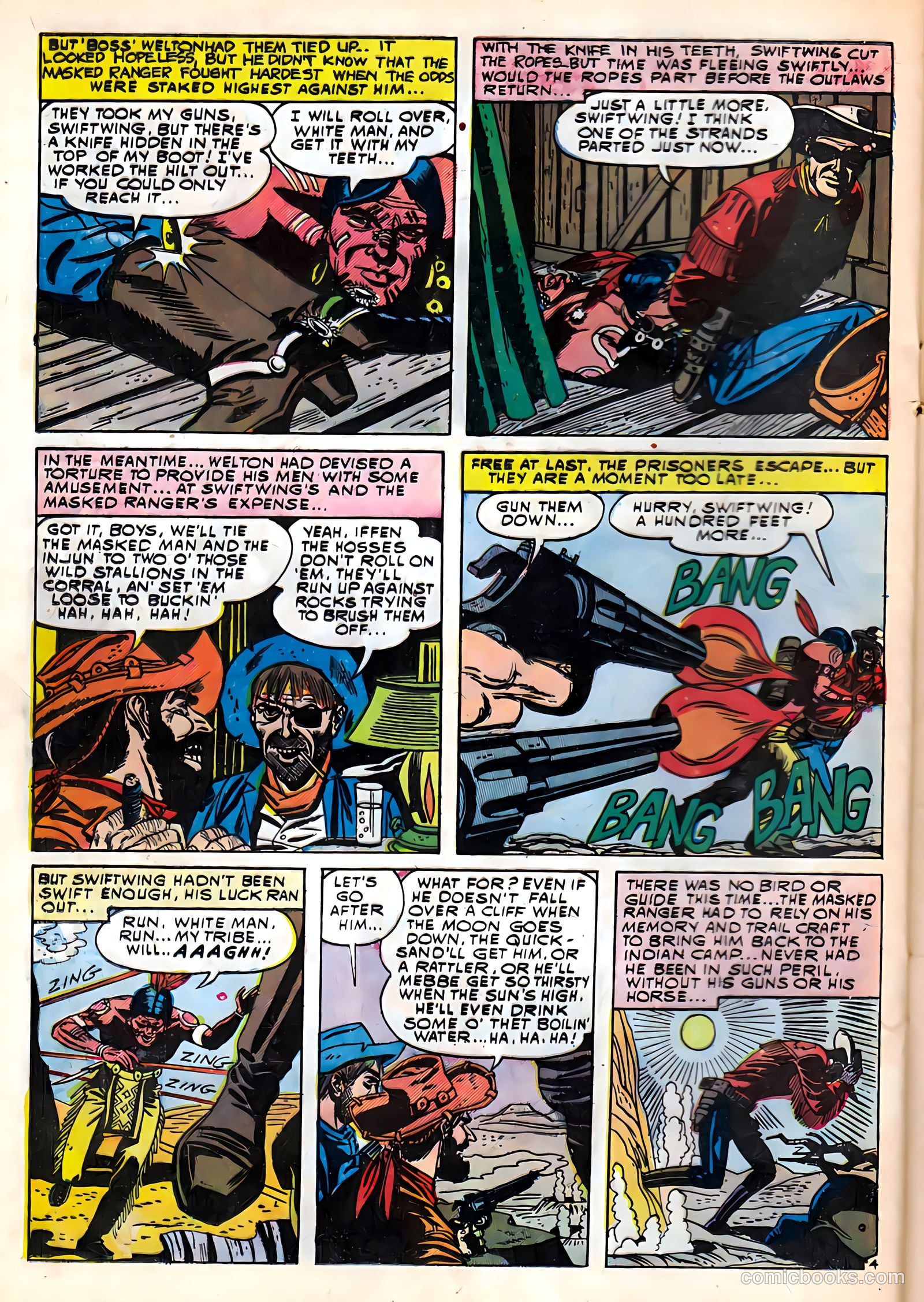 Masked Ranger #4 (1954) — page 22 of 36