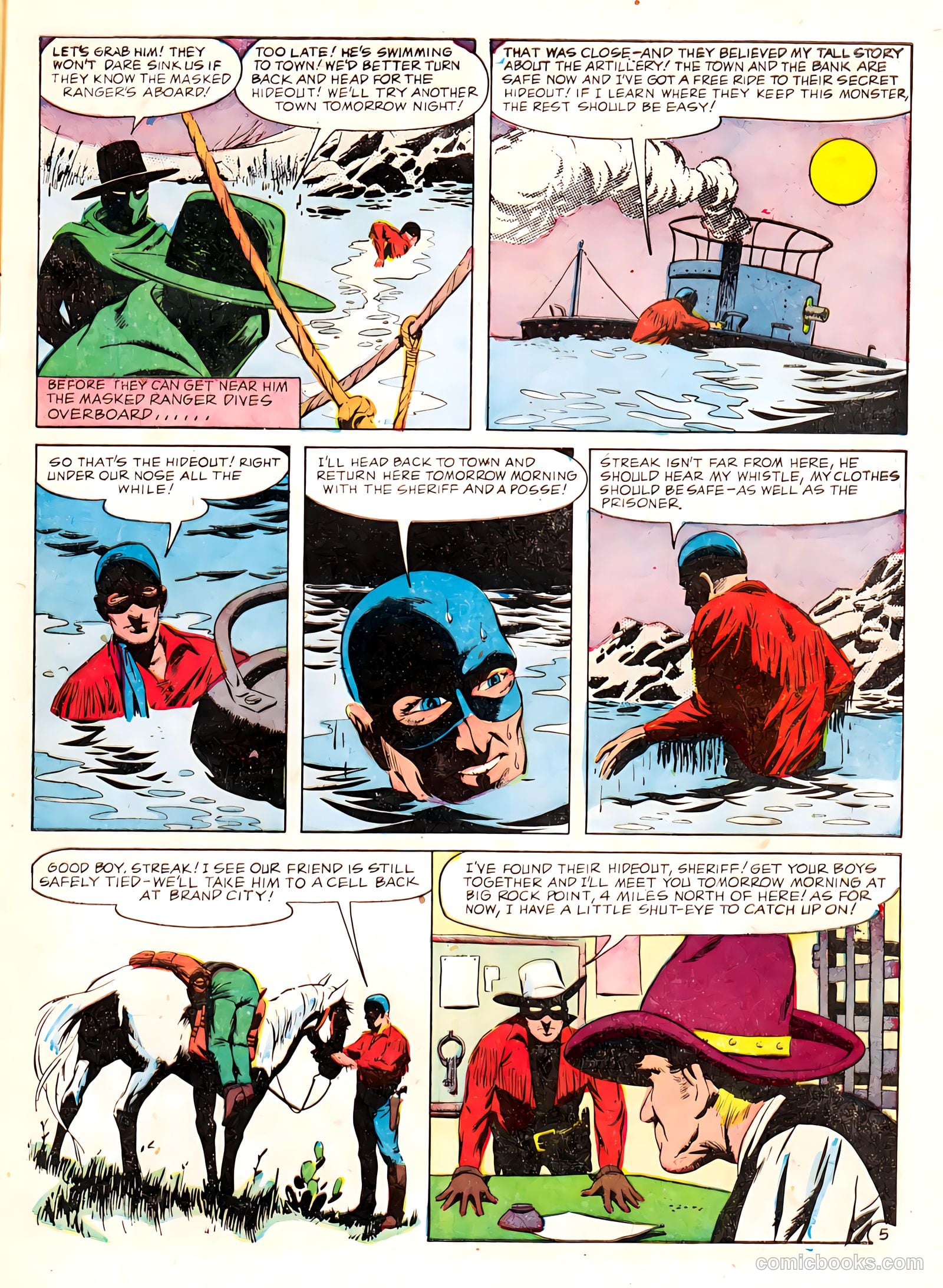 Masked Ranger #8 (1955) — page 7 of 36
