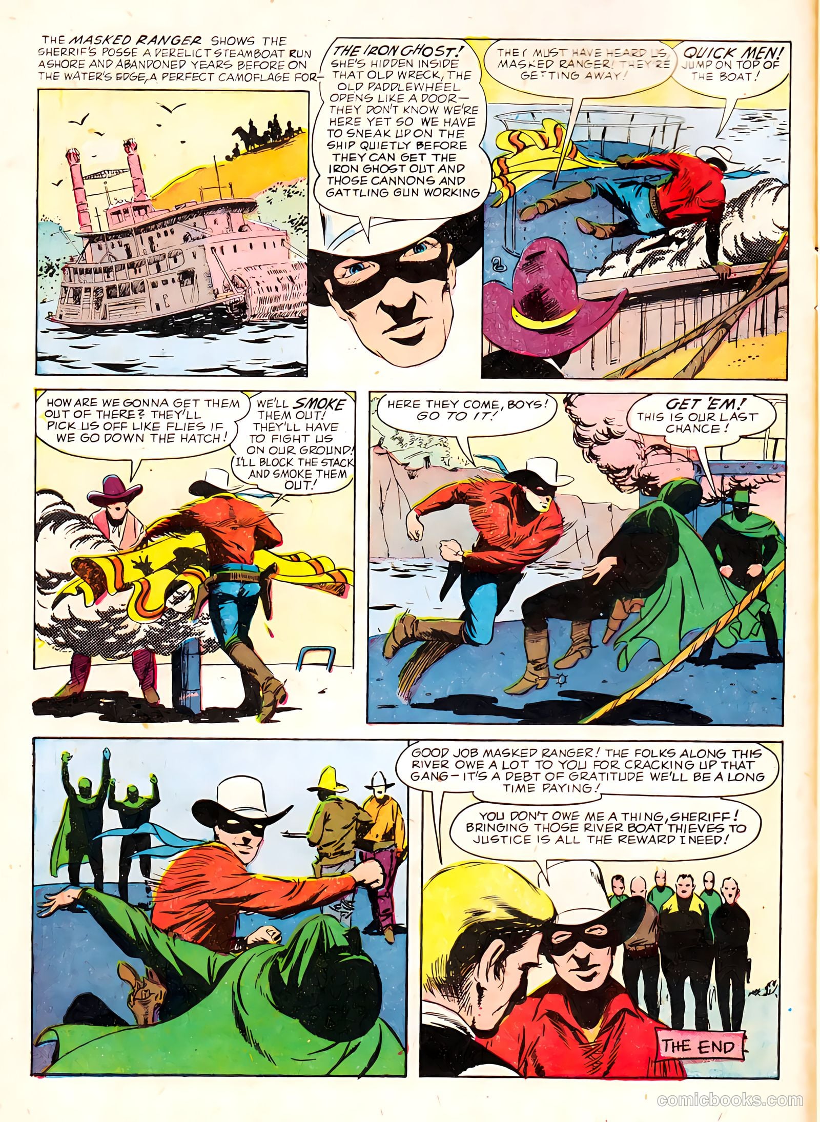 Masked Ranger #8 (1955) — page 8 of 36