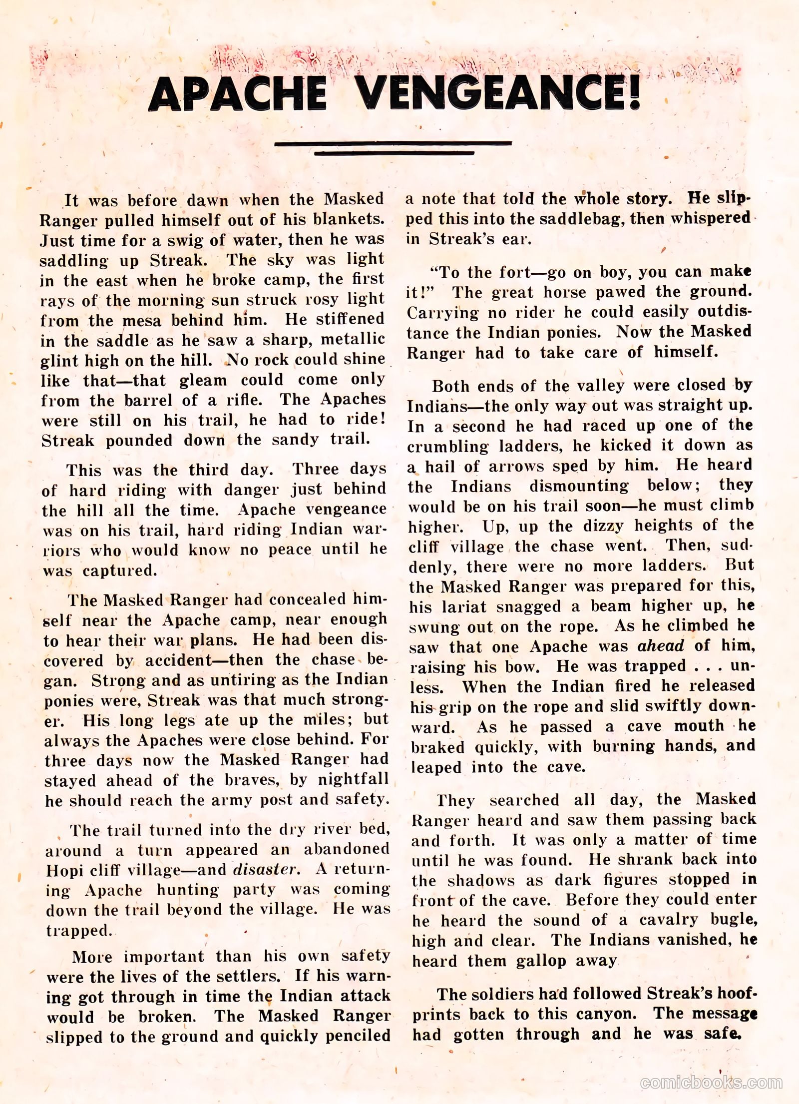 Masked Ranger #8 (1955) — page 11 of 36