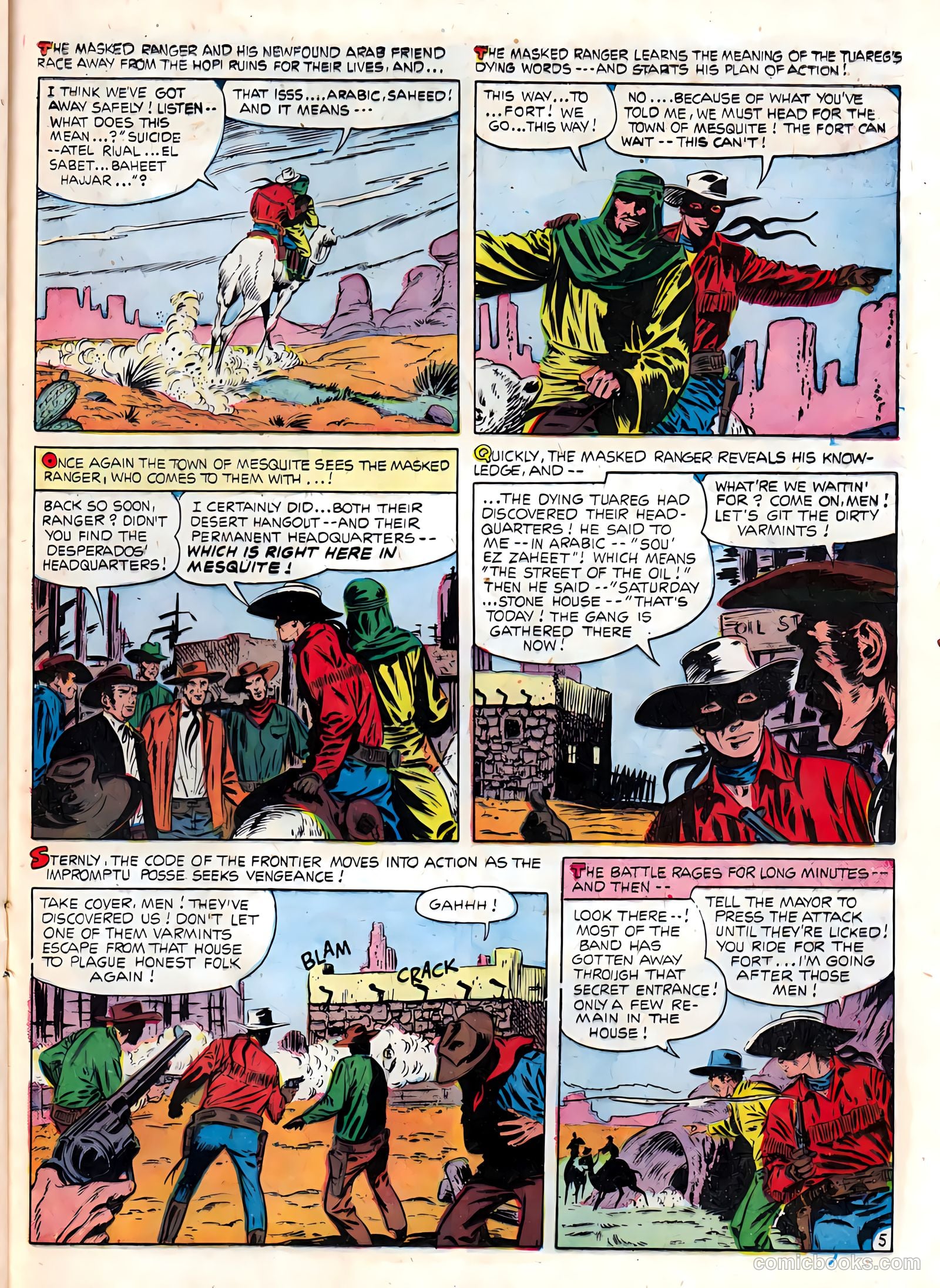 Masked Ranger #8 (1955) — page 23 of 36
