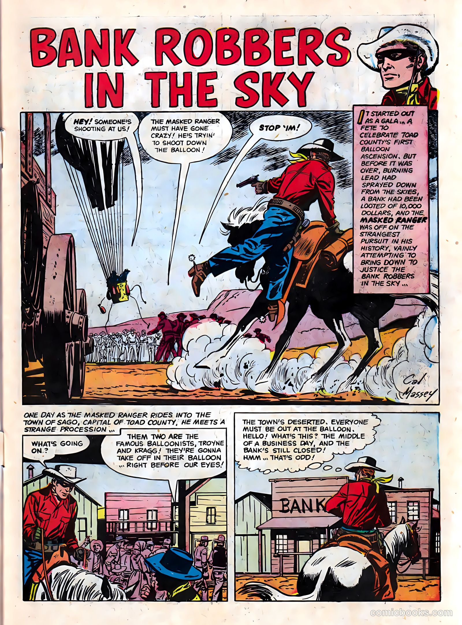 Masked Ranger #9 (1955) — page 3 of 36