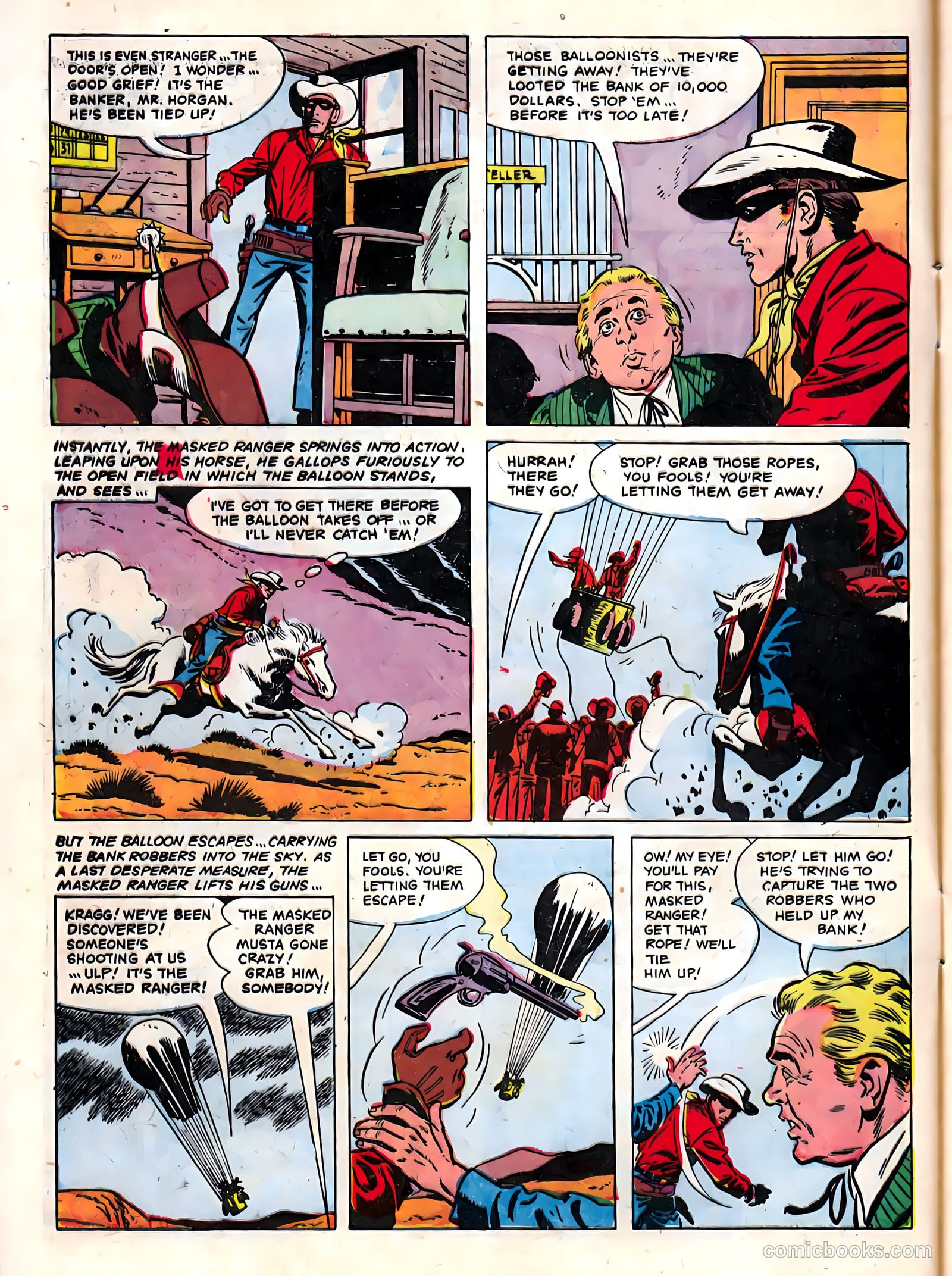 Masked Ranger #9 (1955) — page 4 of 36
