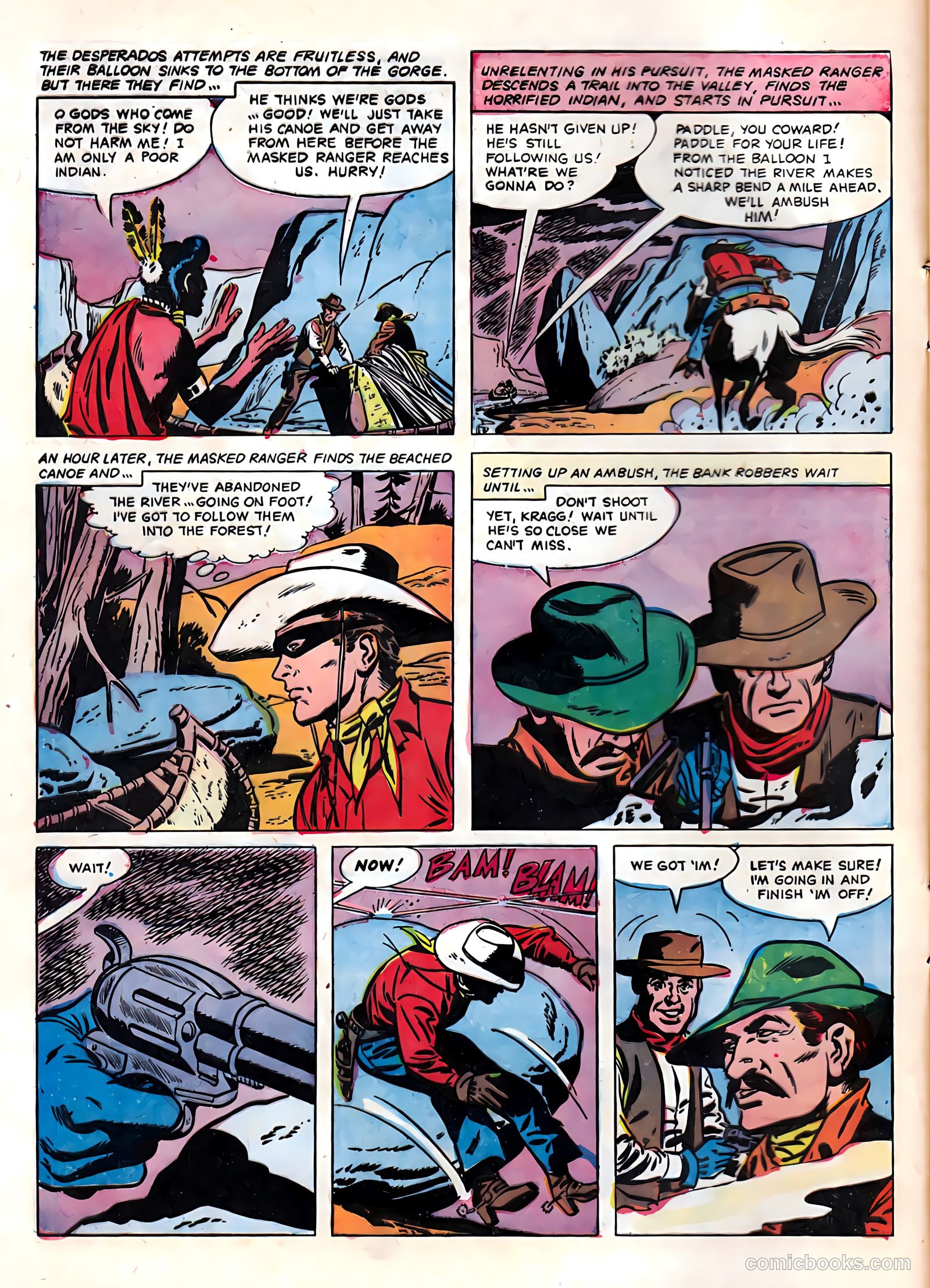 Masked Ranger #9 (1955) — page 6 of 36