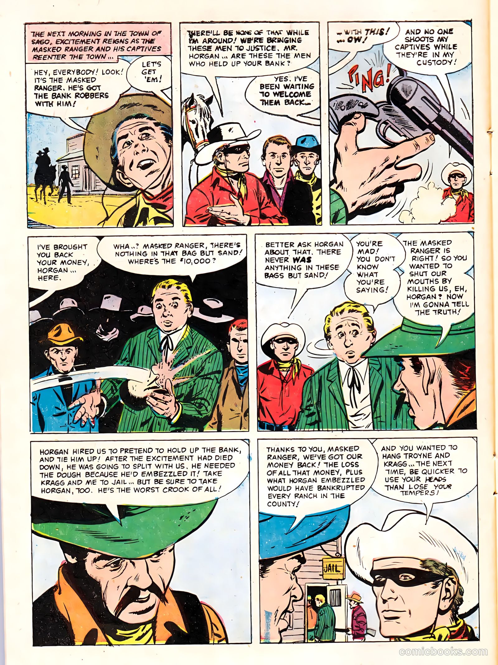 Masked Ranger #9 (1955) — page 8 of 36