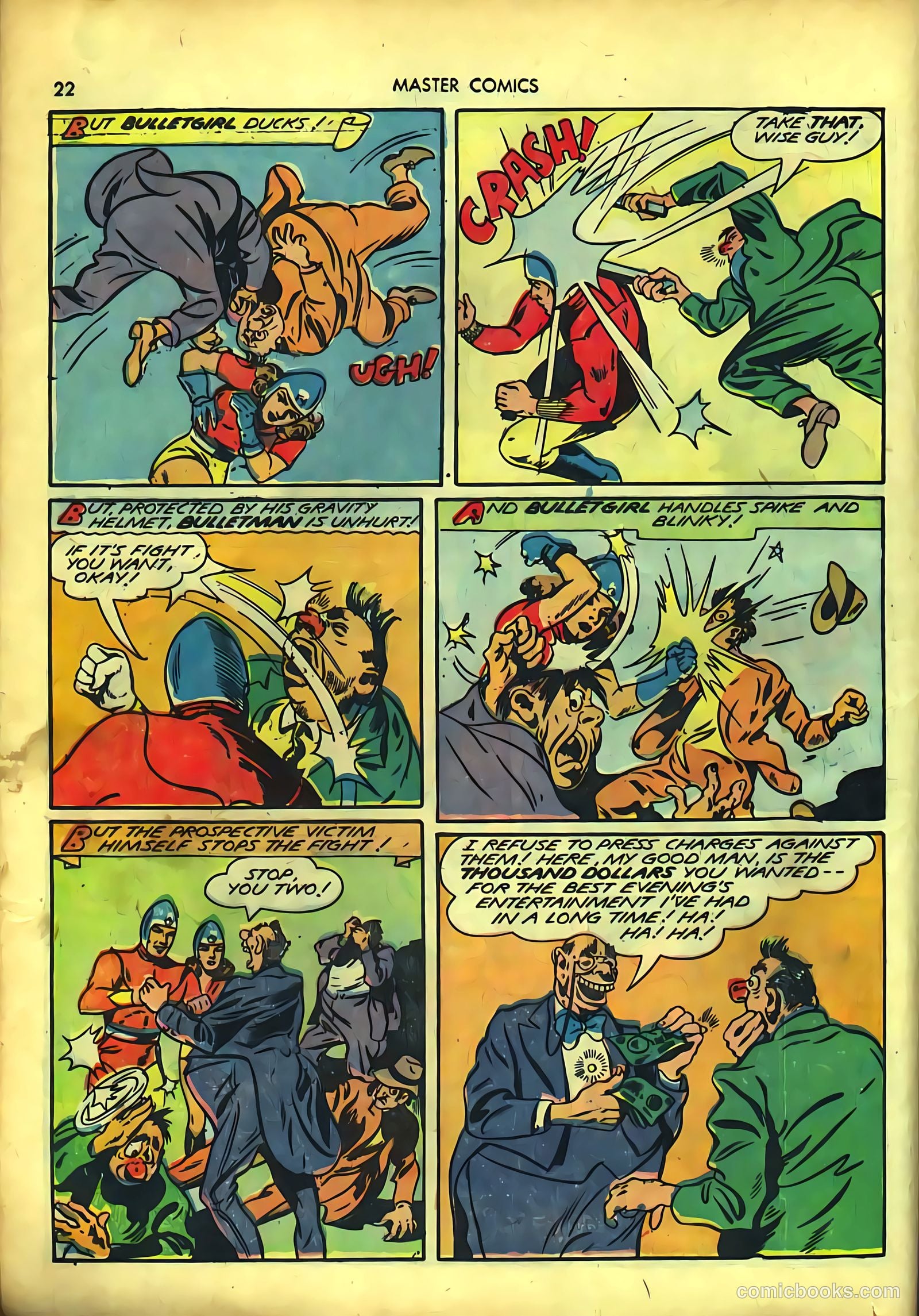 Master Comics #38 (1943) — page 22 of 68