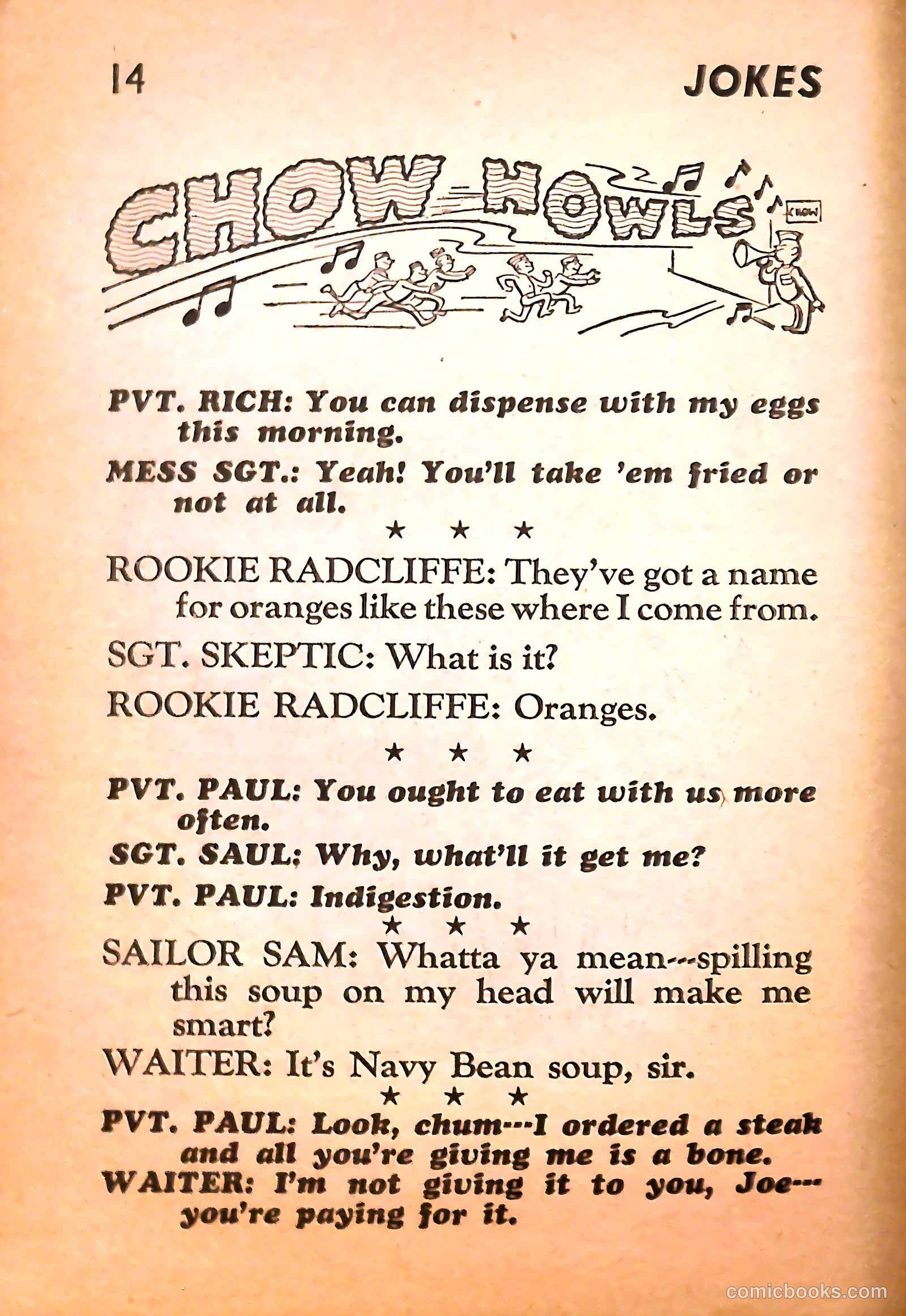 Army and Navy Comics #1 (1941) — page 16 of 68