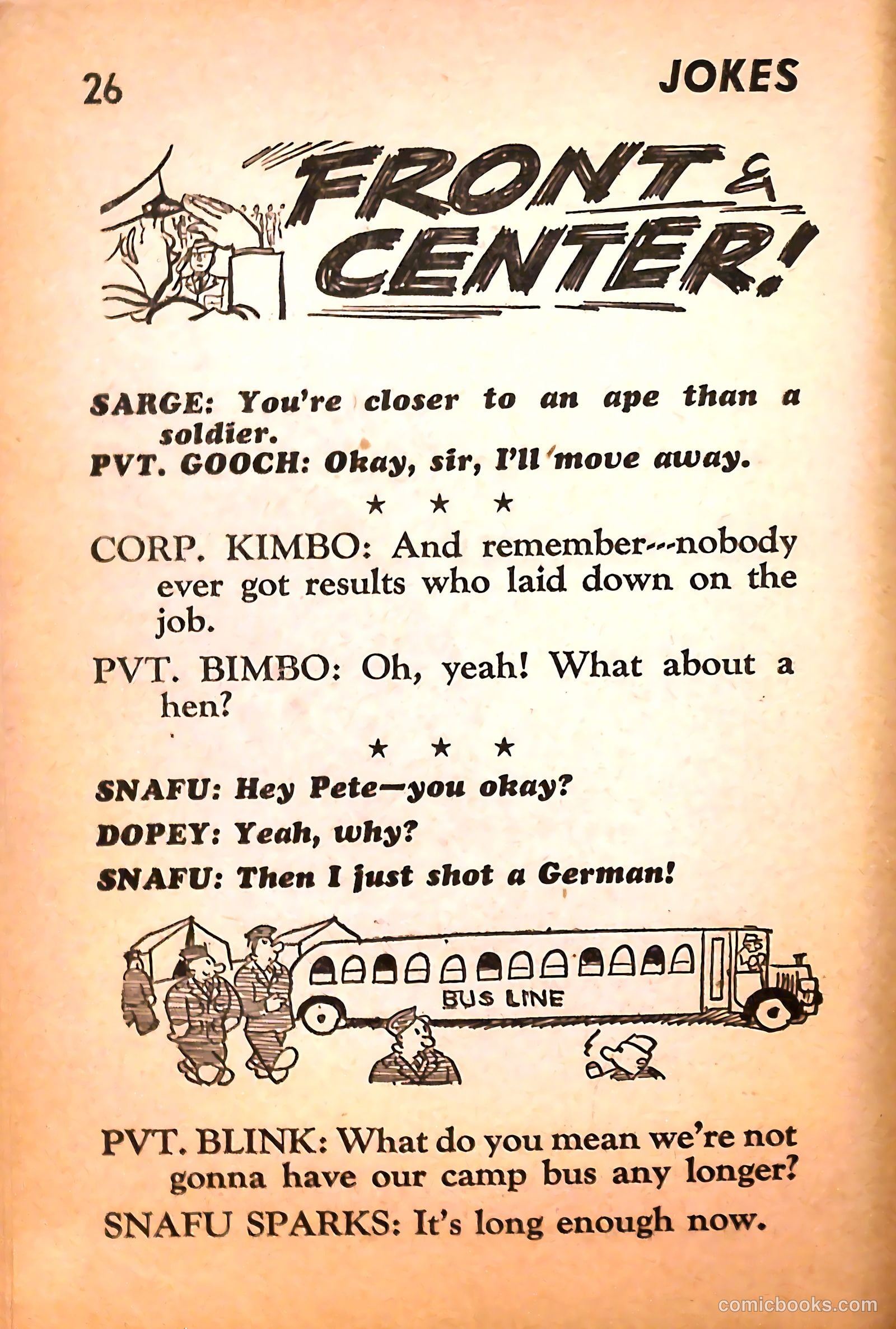 Army and Navy Comics #1 (1941) — page 28 of 68