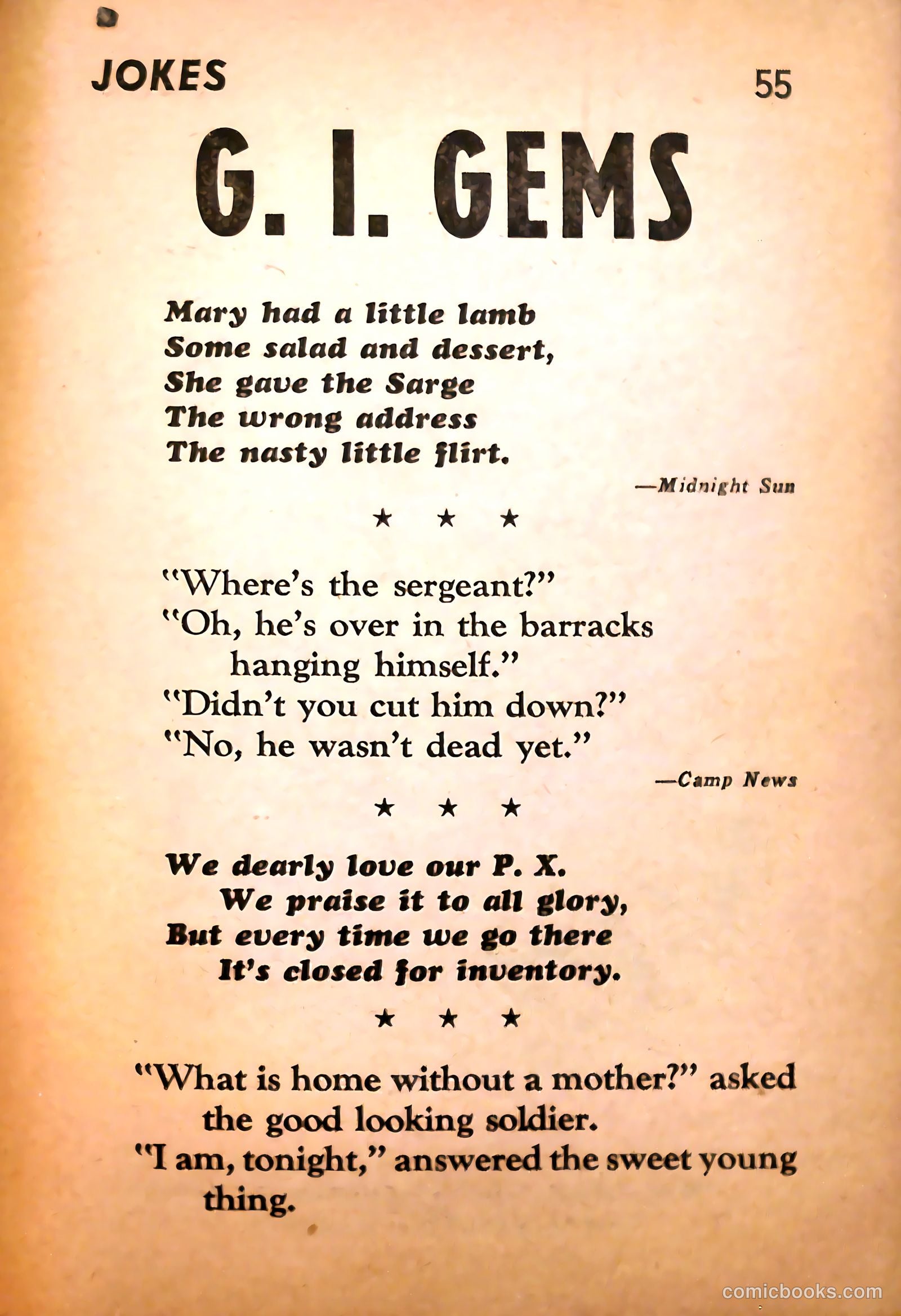 Army and Navy Comics #1 (1941) — page 57 of 68