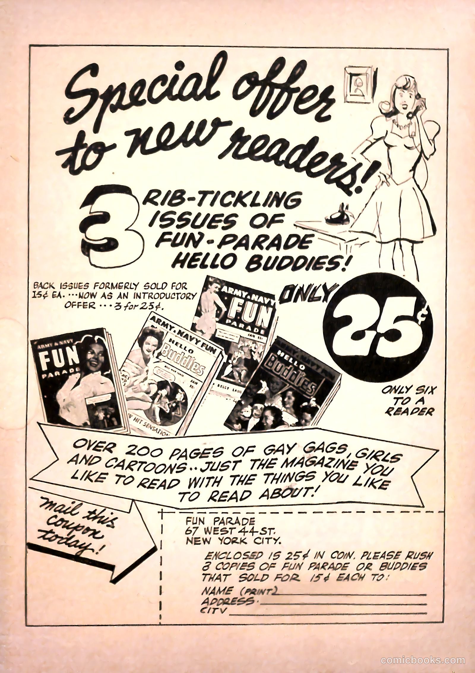 Army and Navy Comics #1 (1941) — page 67 of 68