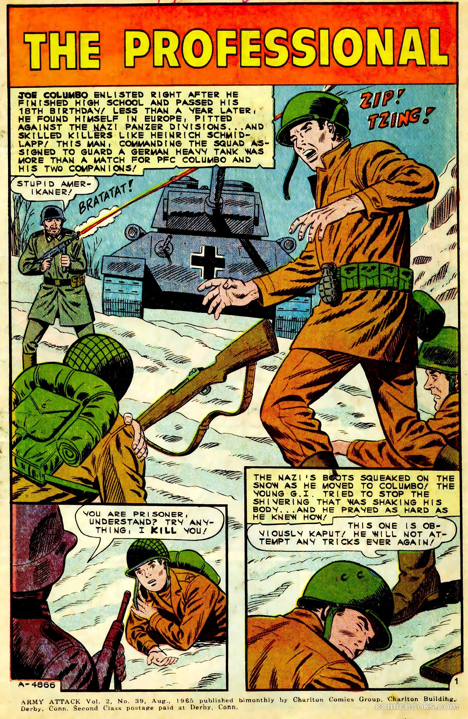 Army Attack #39 (1965) — page 3 of 36