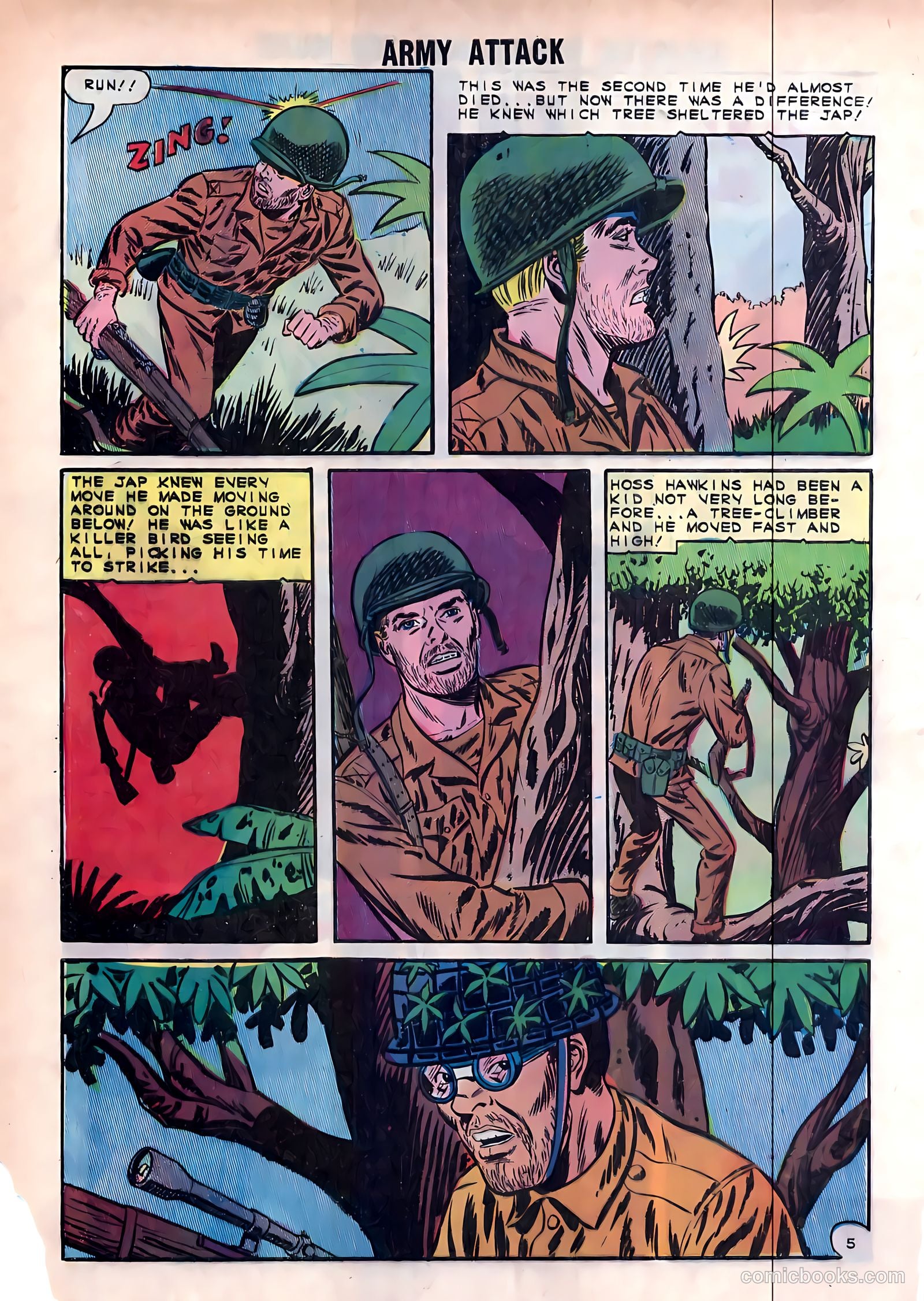 Army Attack #4 (1965) — page 8 of 36