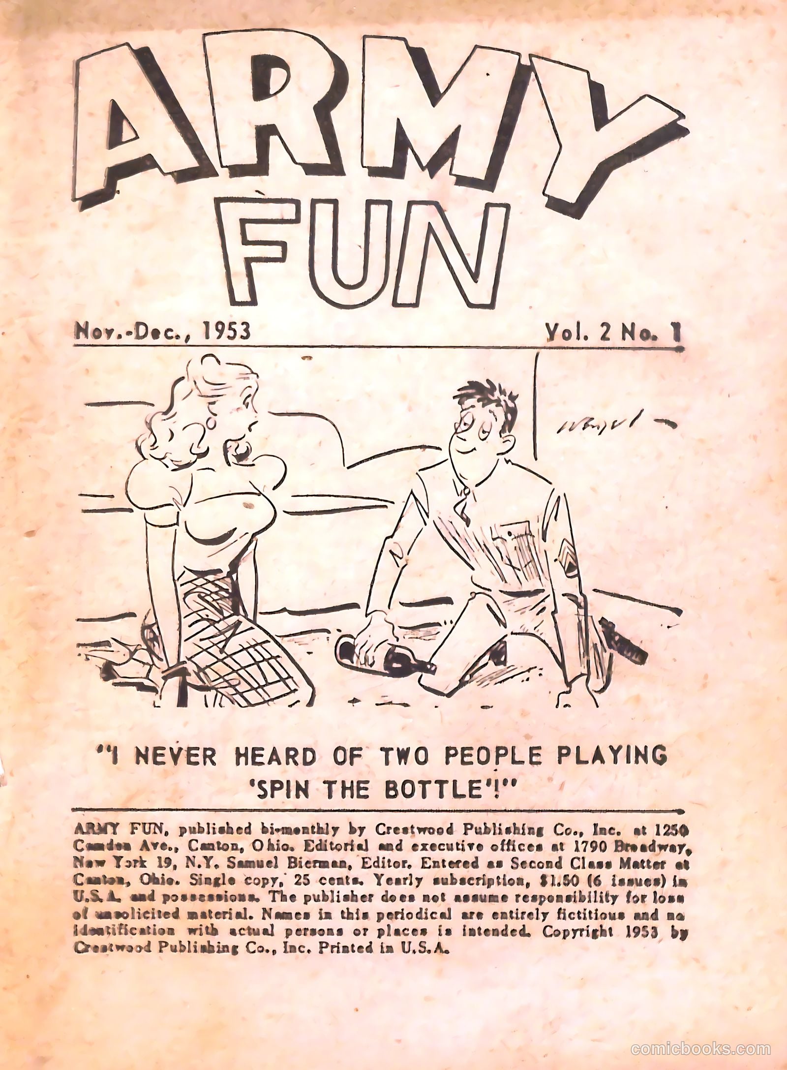 Army Fun #1 (1973) — page 3 of 99
