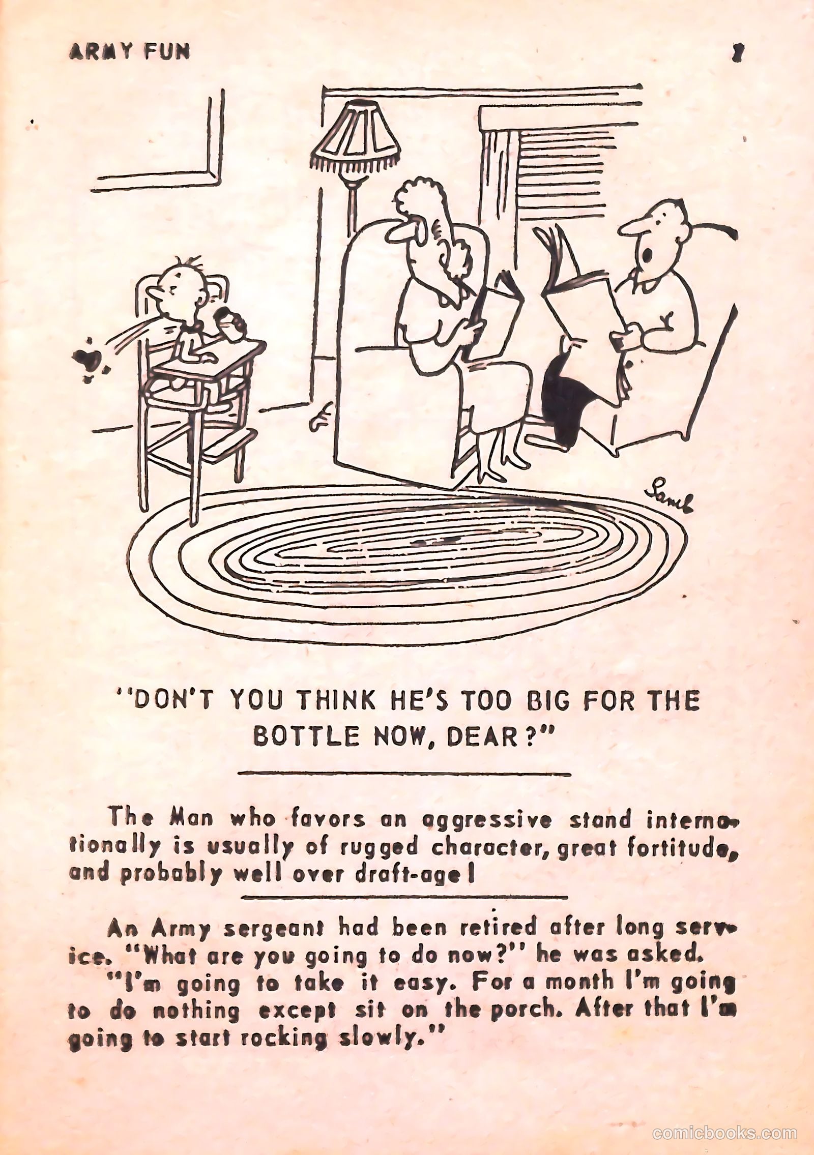 Army Fun #1 (1973) — page 9 of 99