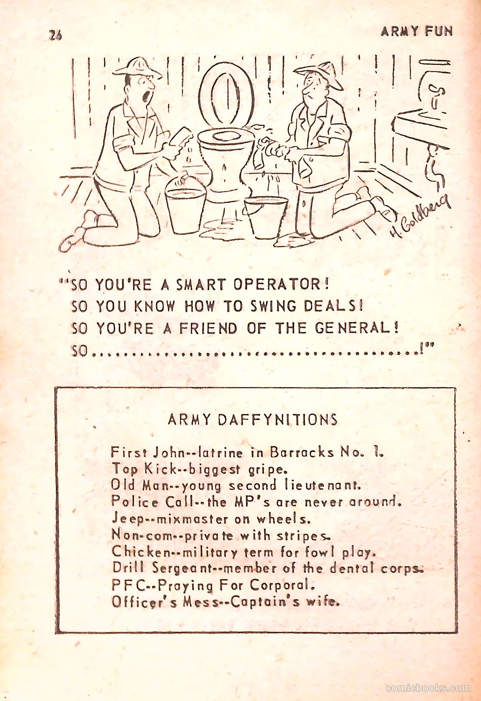 Army Fun #1 (1973) — page 28 of 99