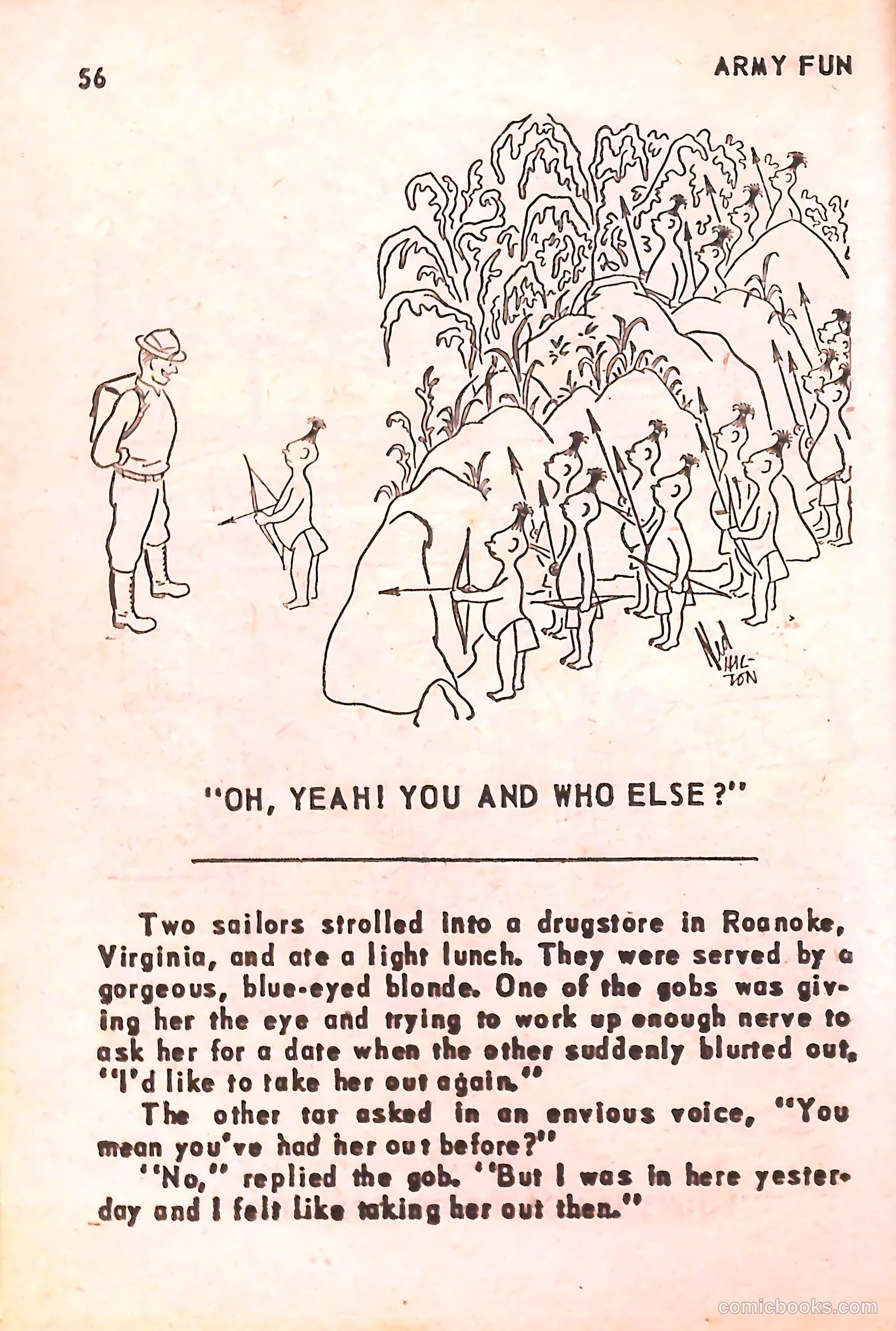 Army Fun #1 (1973) — page 57 of 99