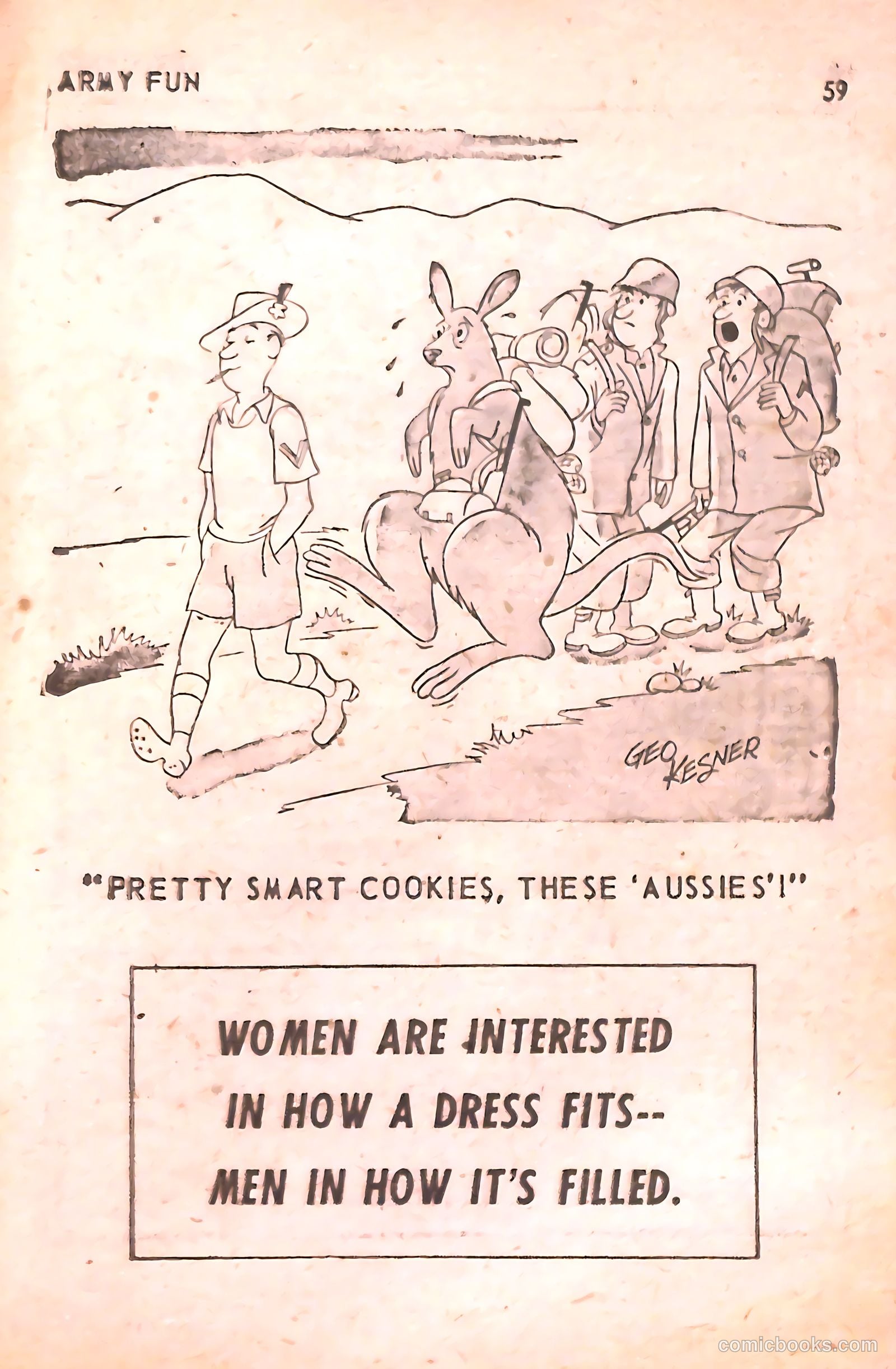 Army Fun #1 (1973) — page 60 of 99