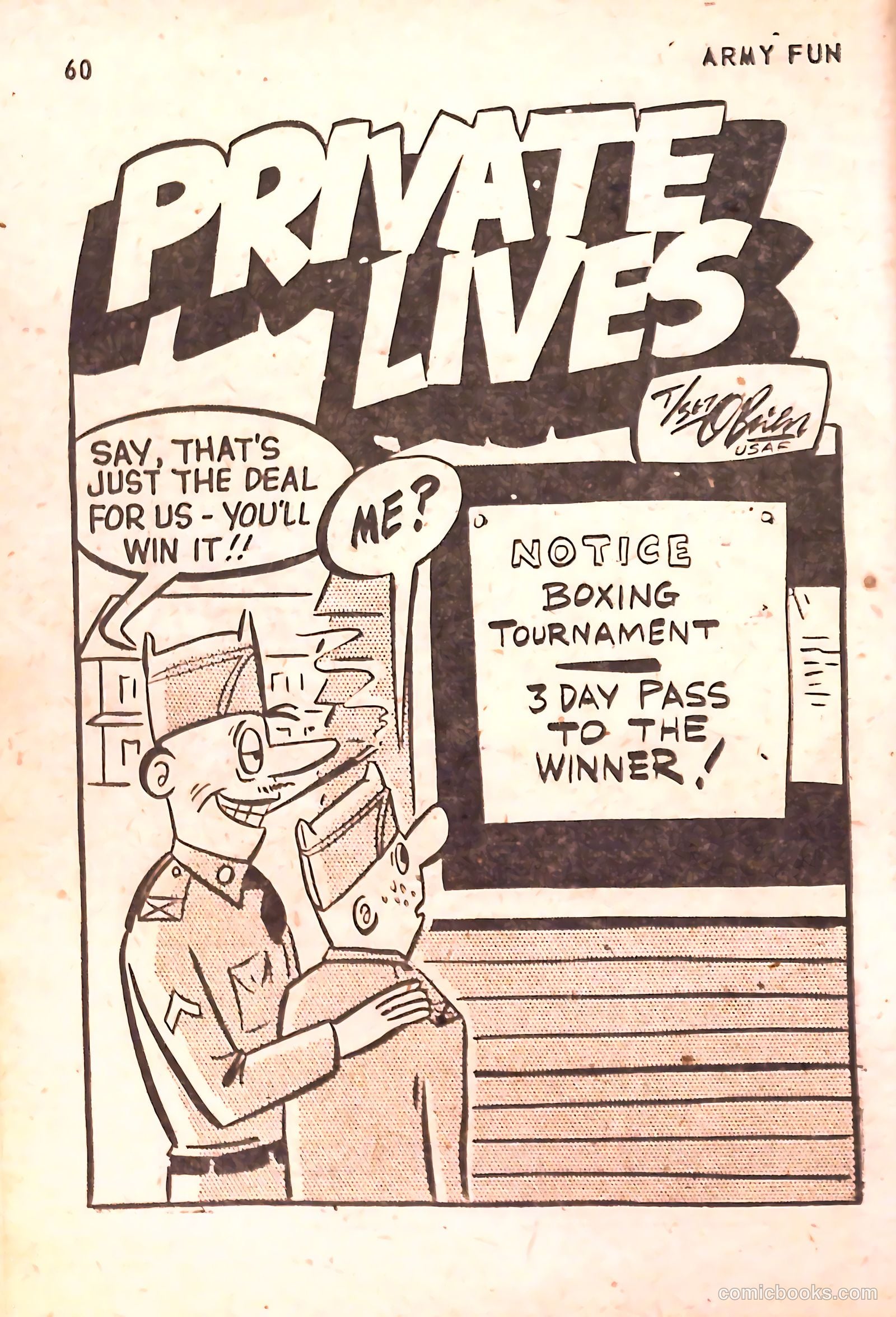 Army Fun #1 (1973) — page 61 of 99