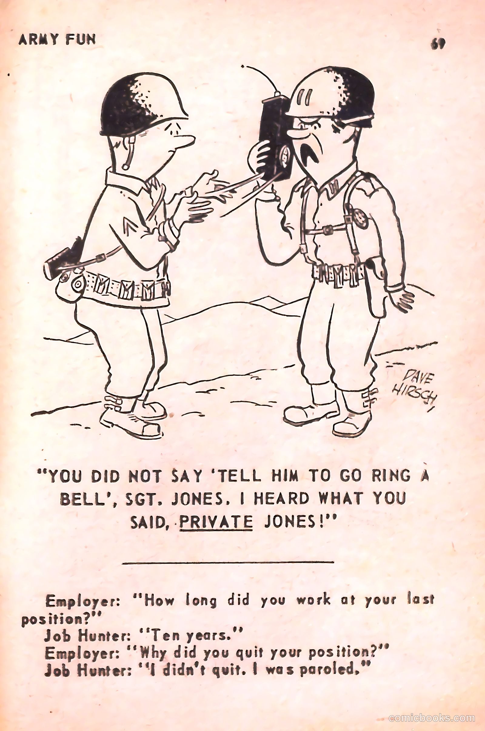 Army Fun #1 (1973) — page 70 of 99