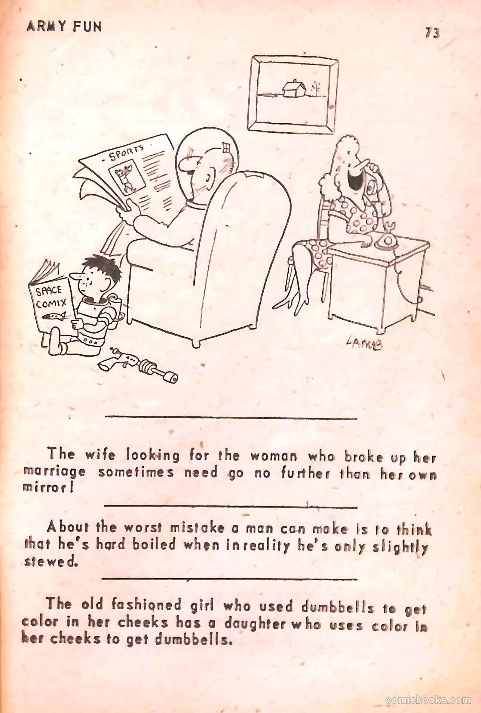 Army Fun #1 (1973) — page 74 of 99