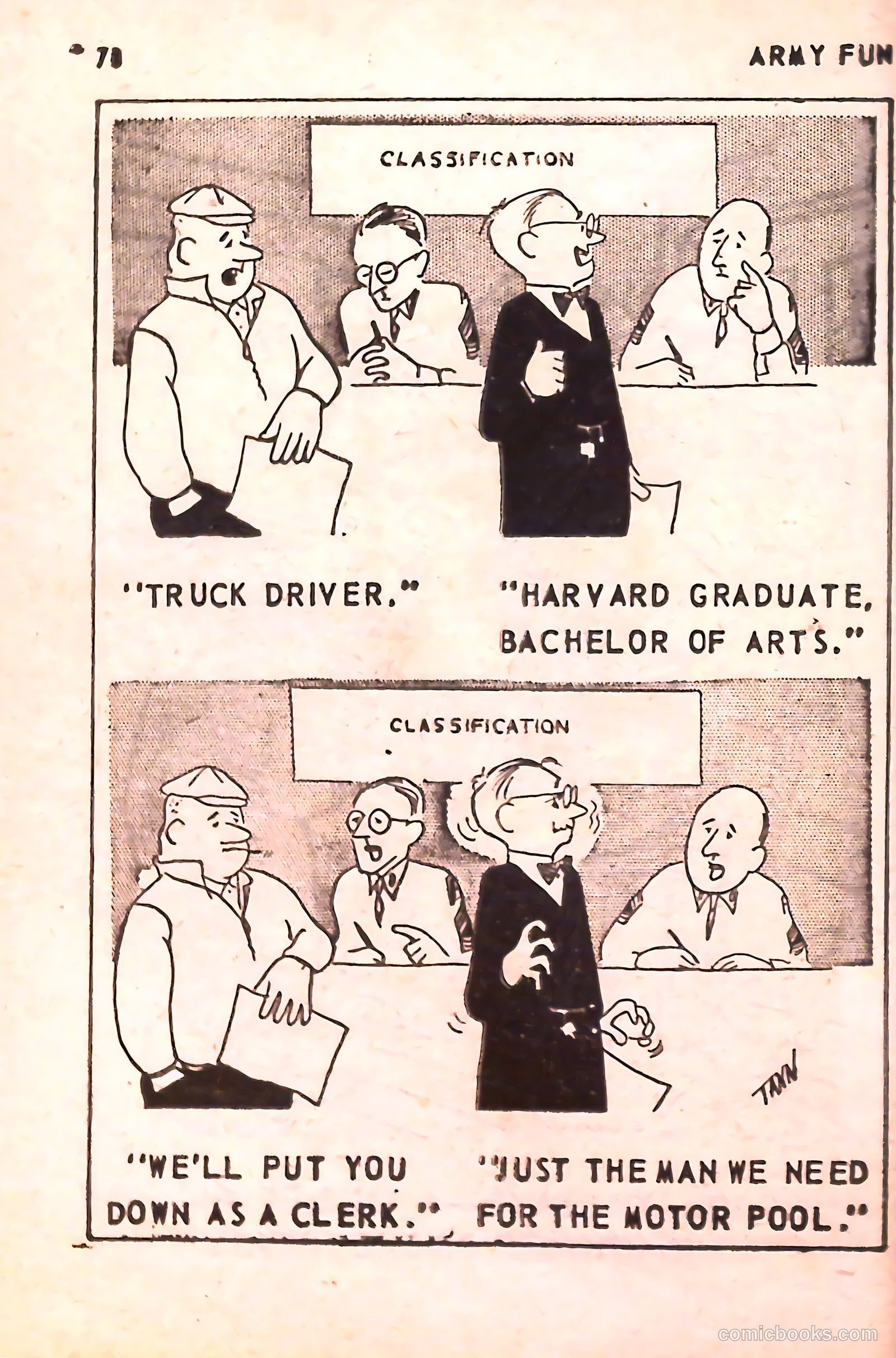 Army Fun #1 (1973) — page 79 of 99