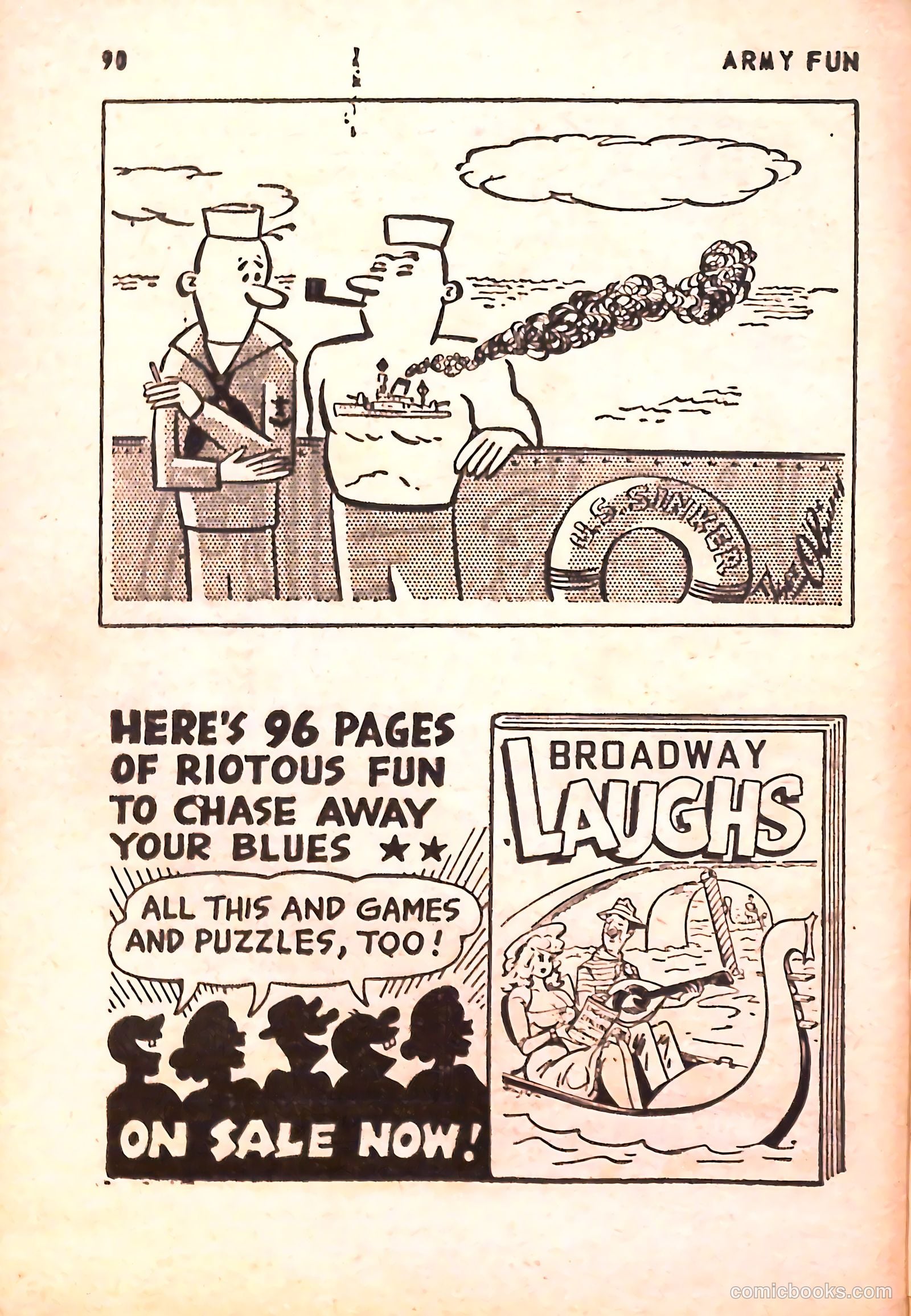 Army Fun #1 (1973) — page 91 of 99