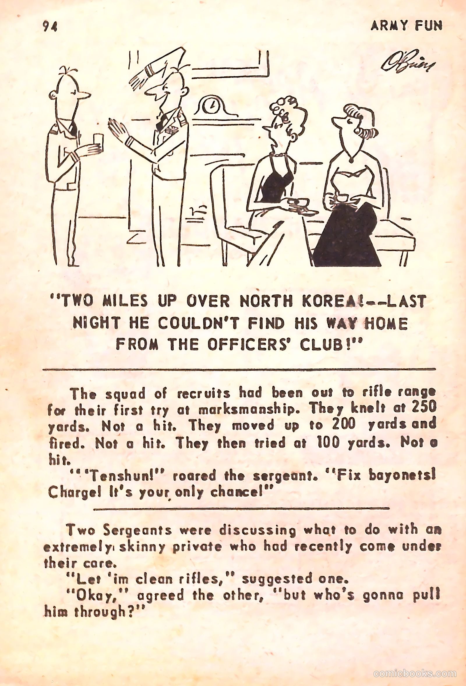 Army Fun #1 (1973) — page 95 of 99