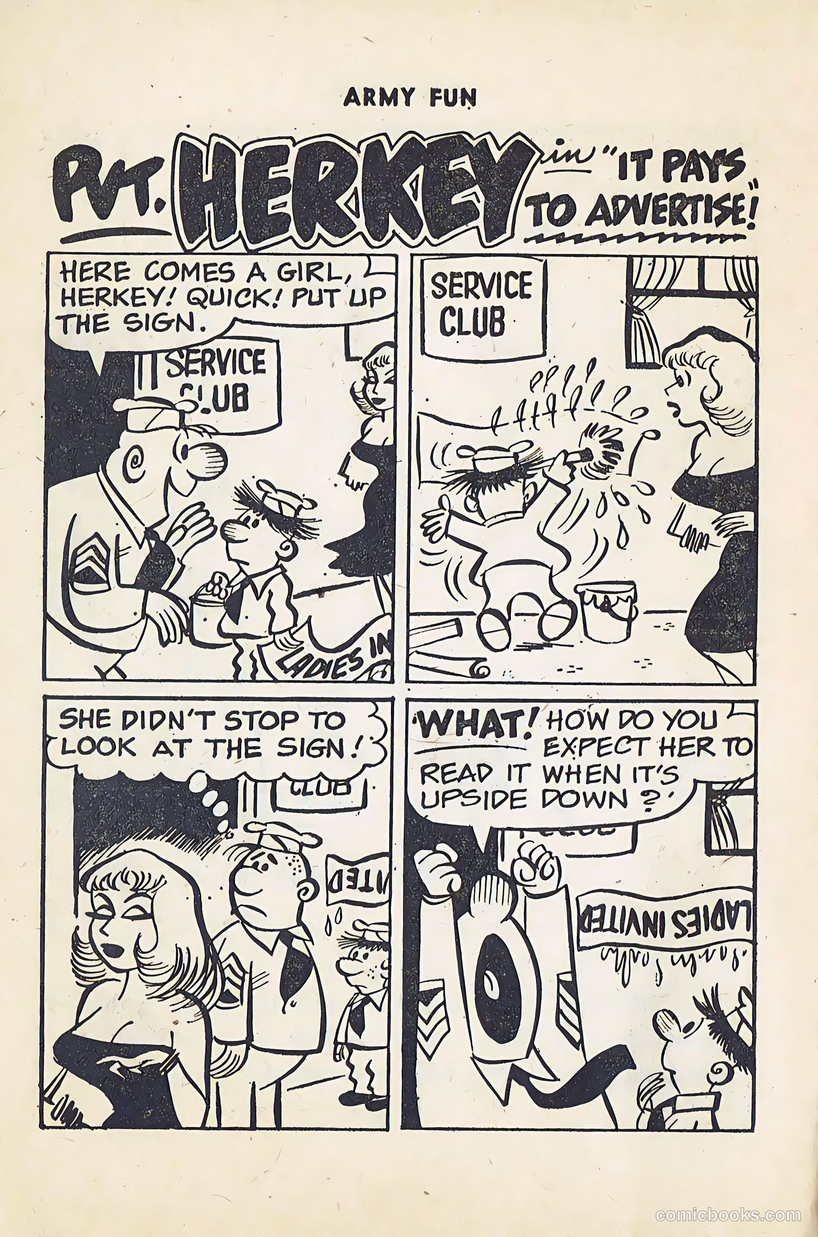 Army Fun #12 (1963) — page 6 of 100