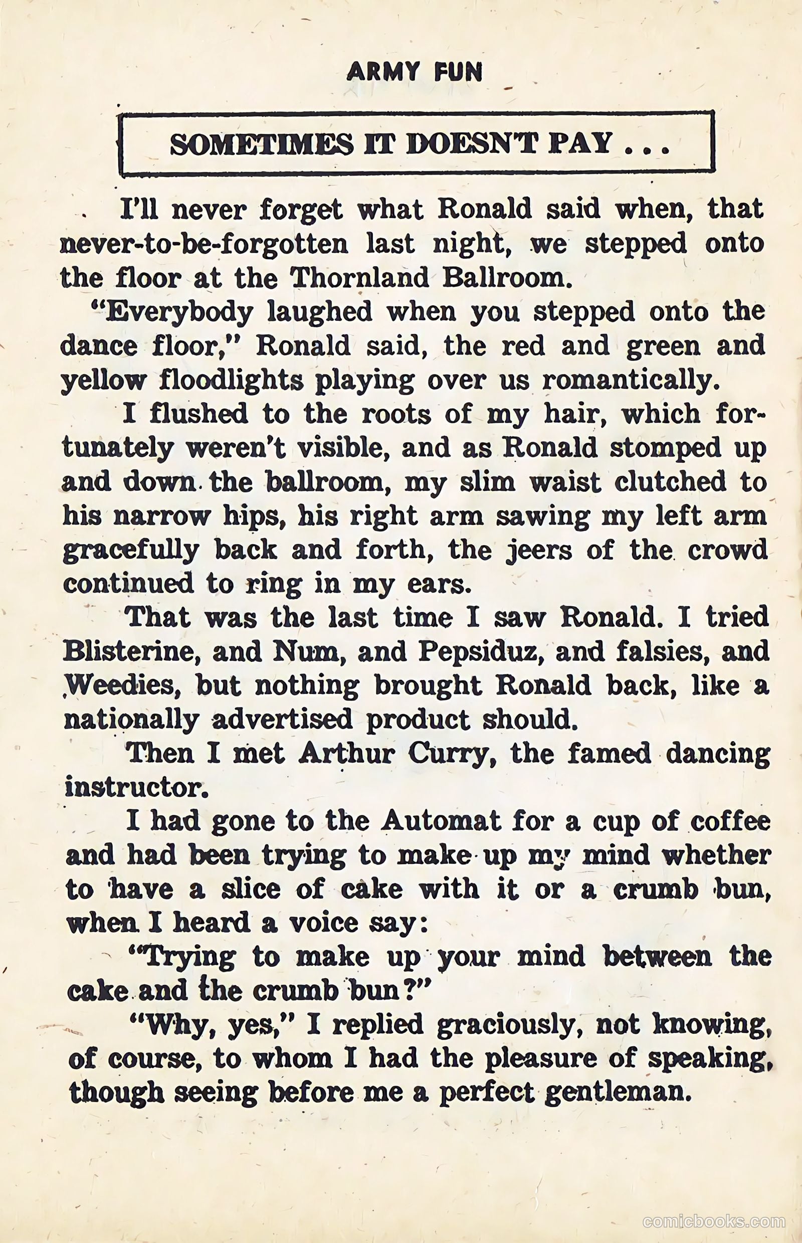 Army Fun #12 (1963) — page 20 of 100