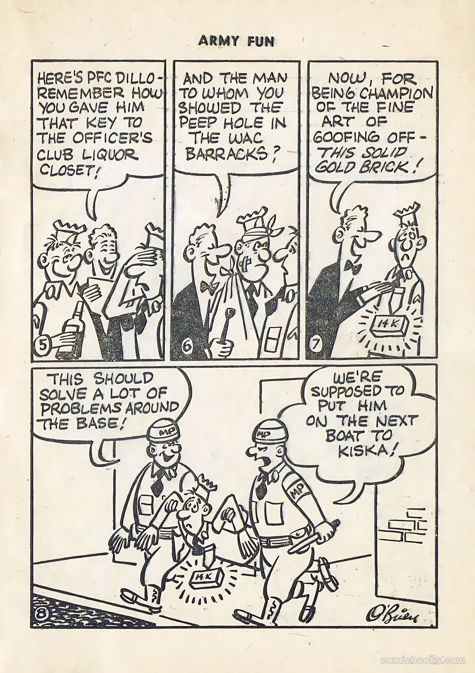 Army Fun #12 (1963) — page 93 of 100