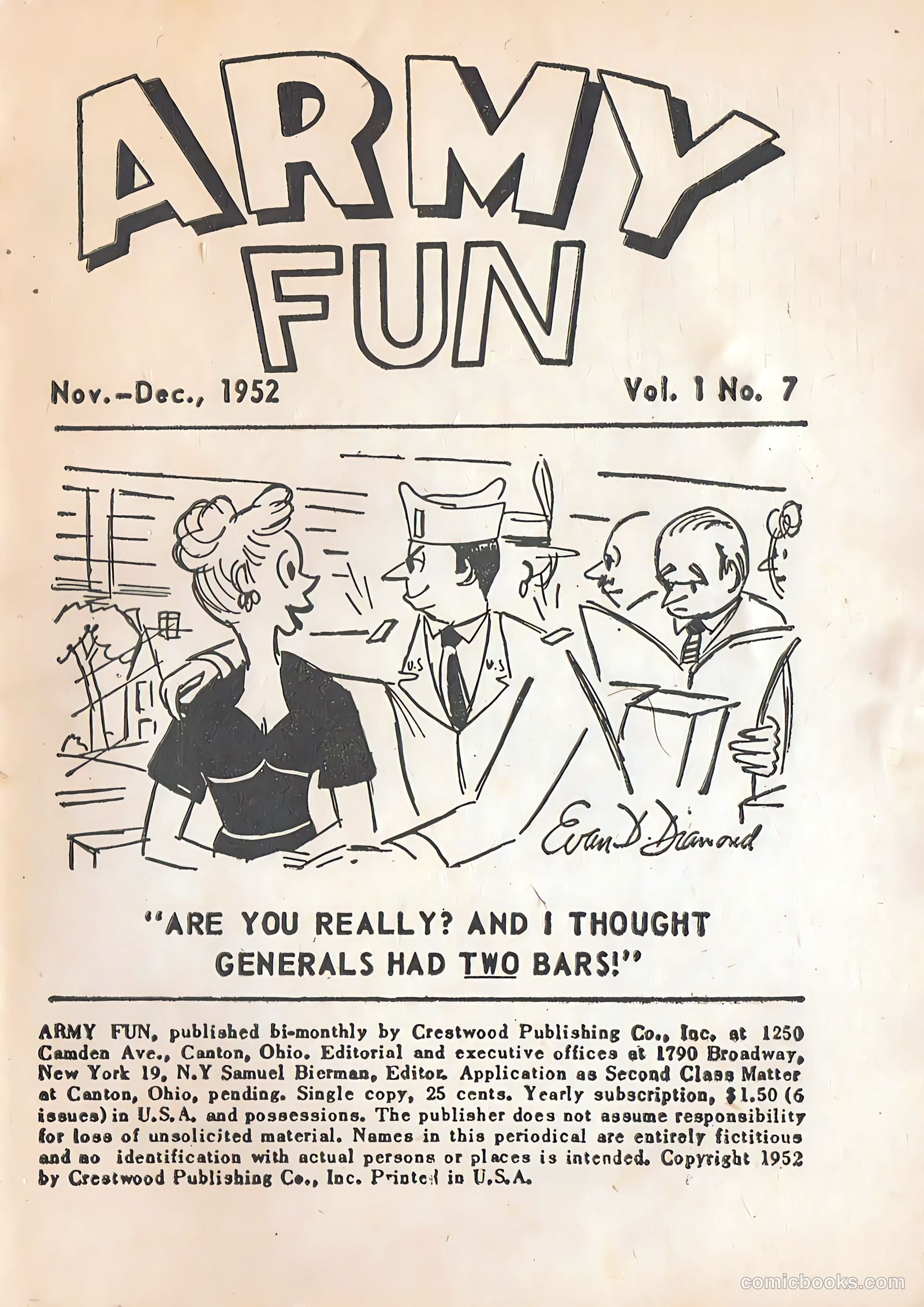 Army Fun #7 (1964) — page 3 of 99