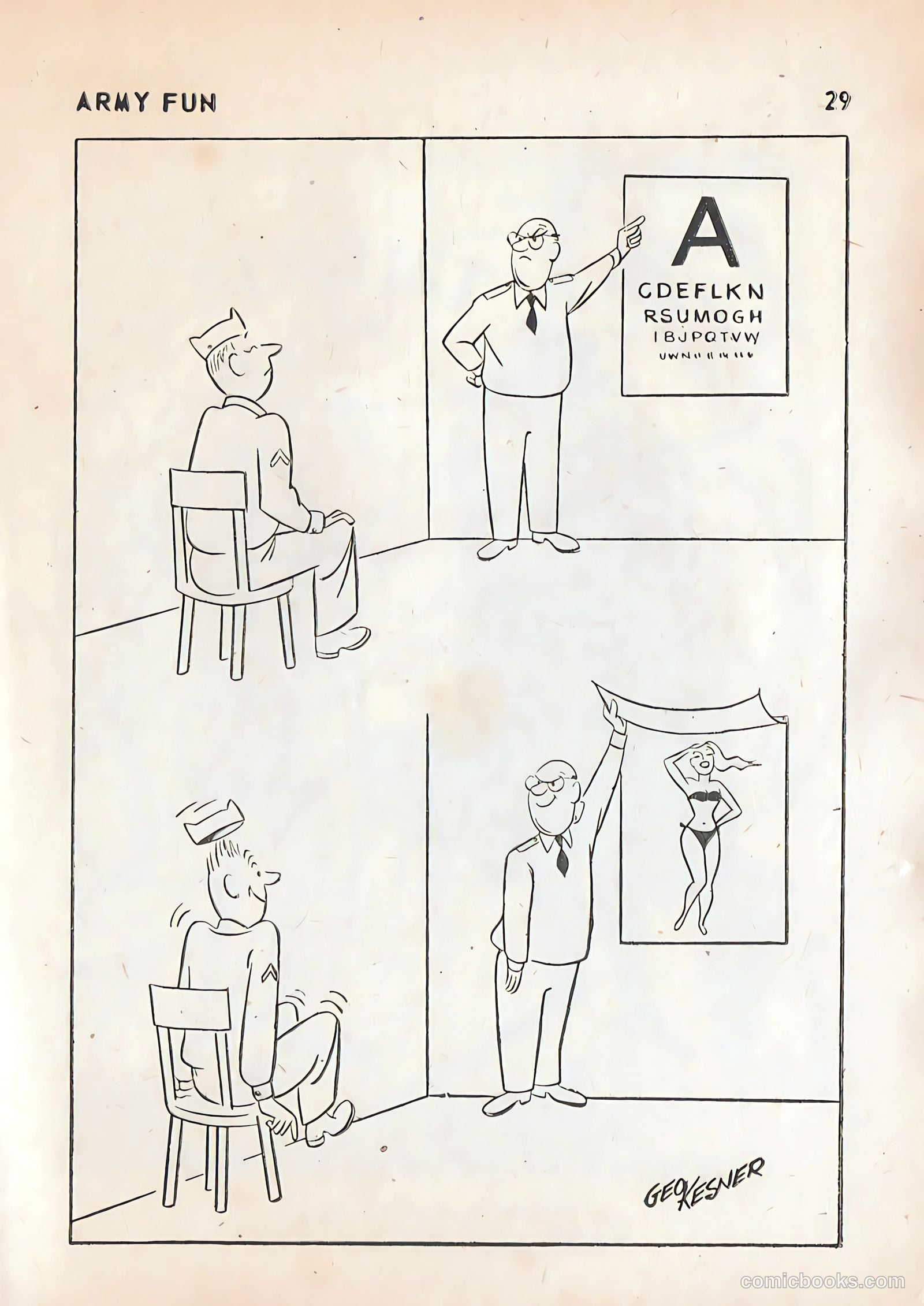 Army Fun #7 (1964) — page 31 of 99