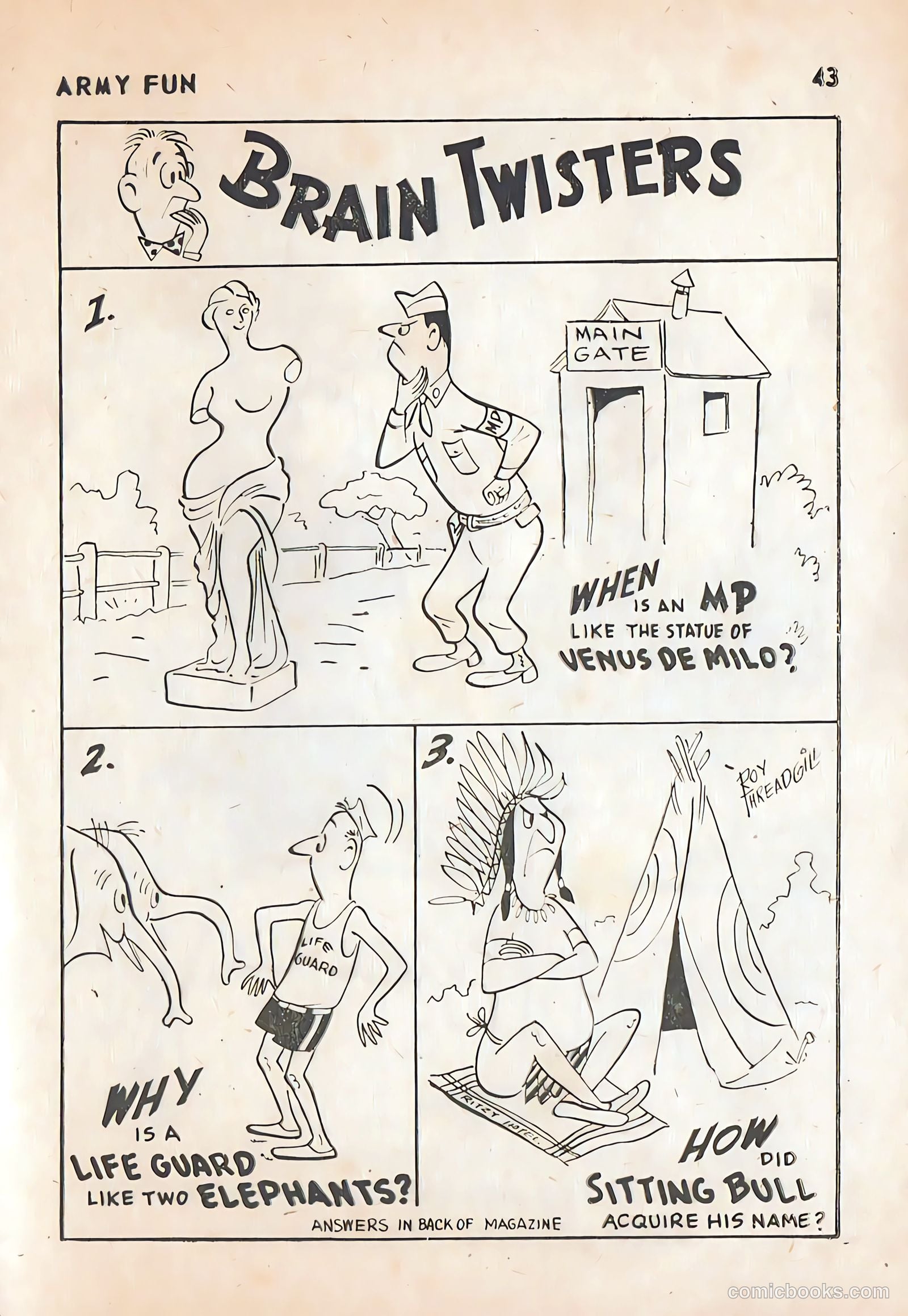 Army Fun #7 (1964) — page 45 of 99