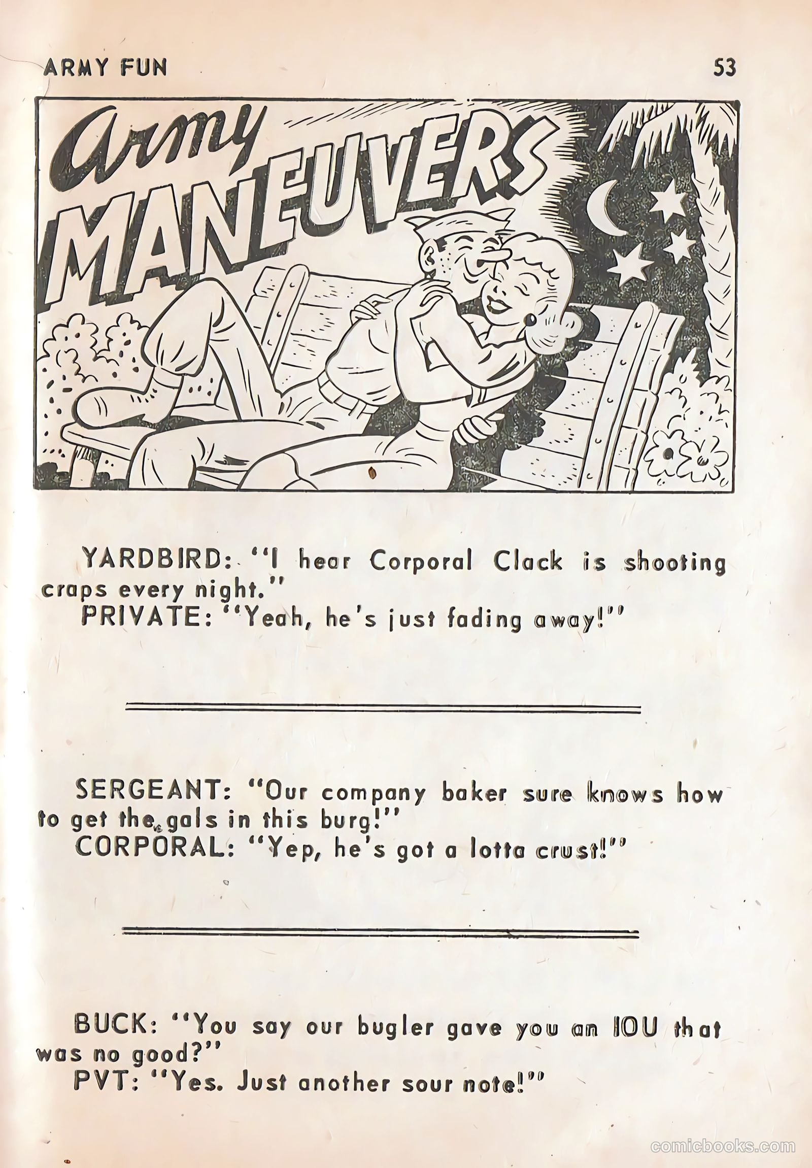Army Fun #7 (1964) — page 54 of 99