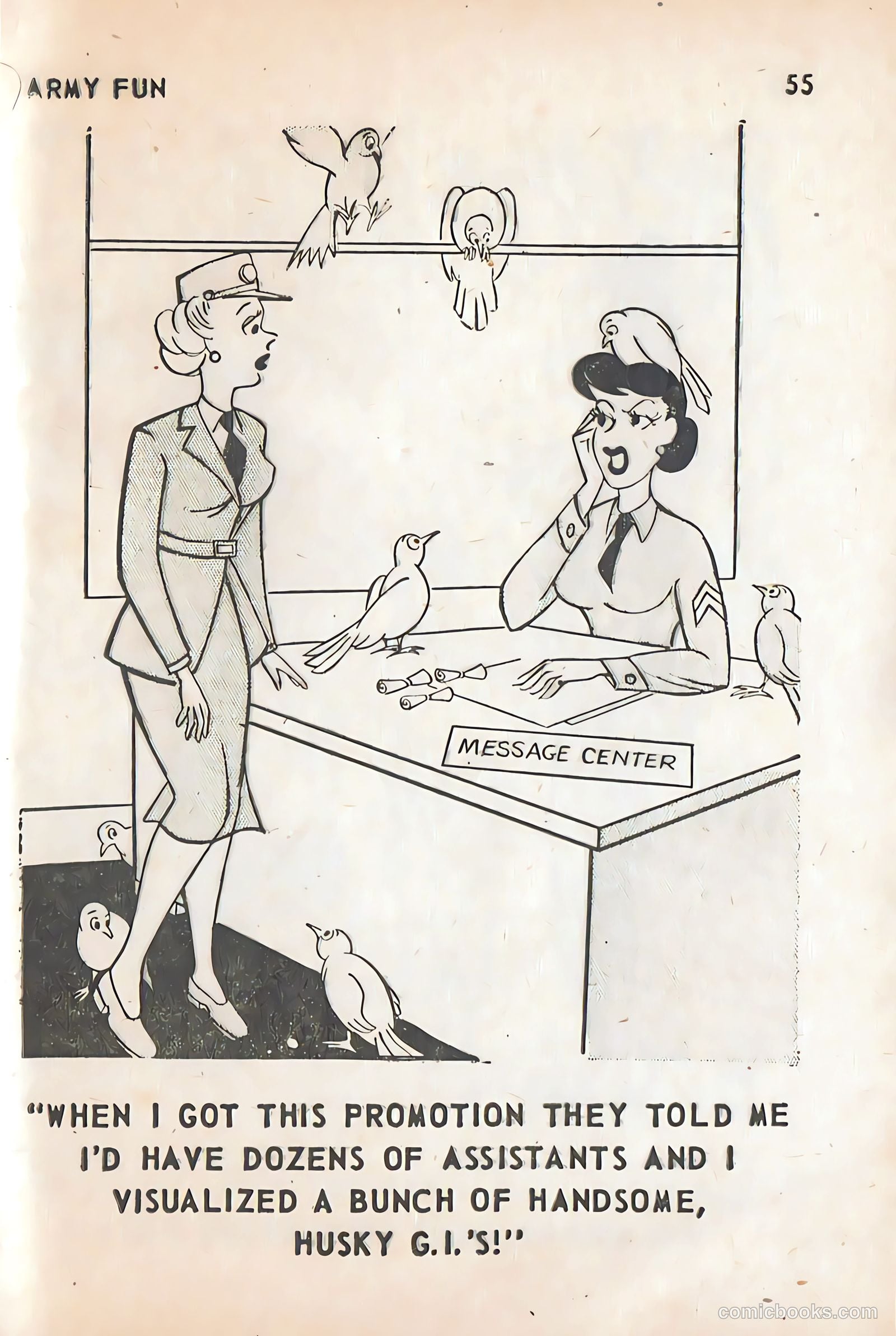 Army Fun #7 (1964) — page 56 of 99