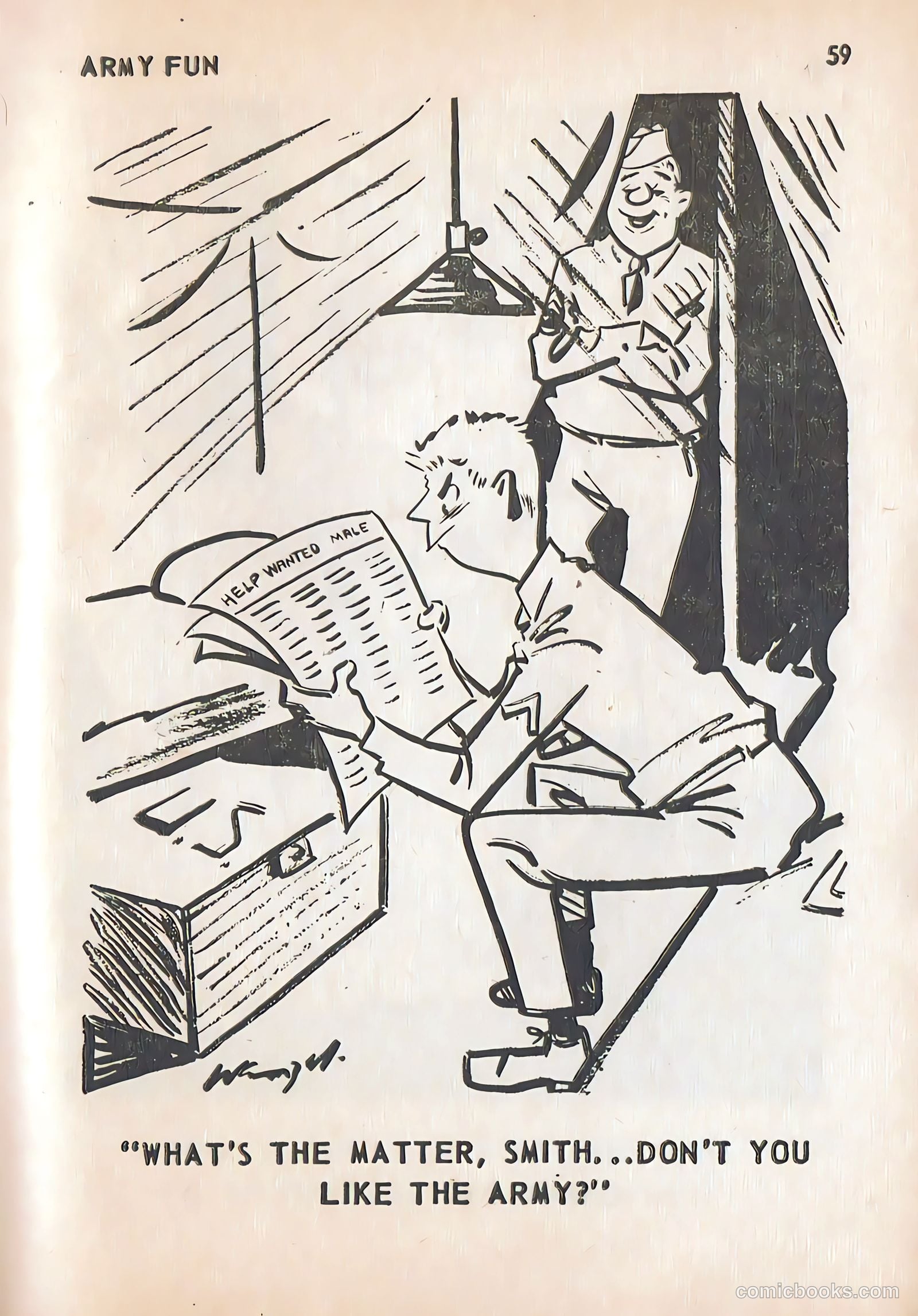 Army Fun #7 (1964) — page 60 of 99
