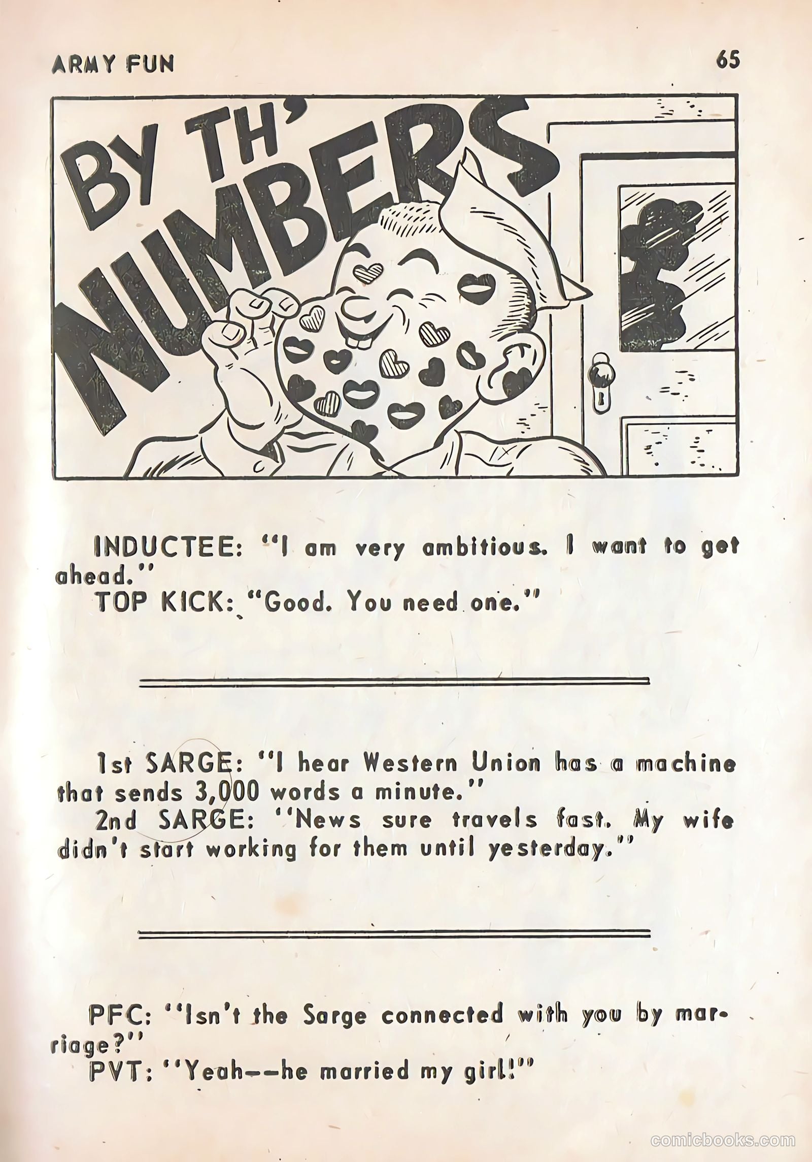Army Fun #7 (1964) — page 66 of 99