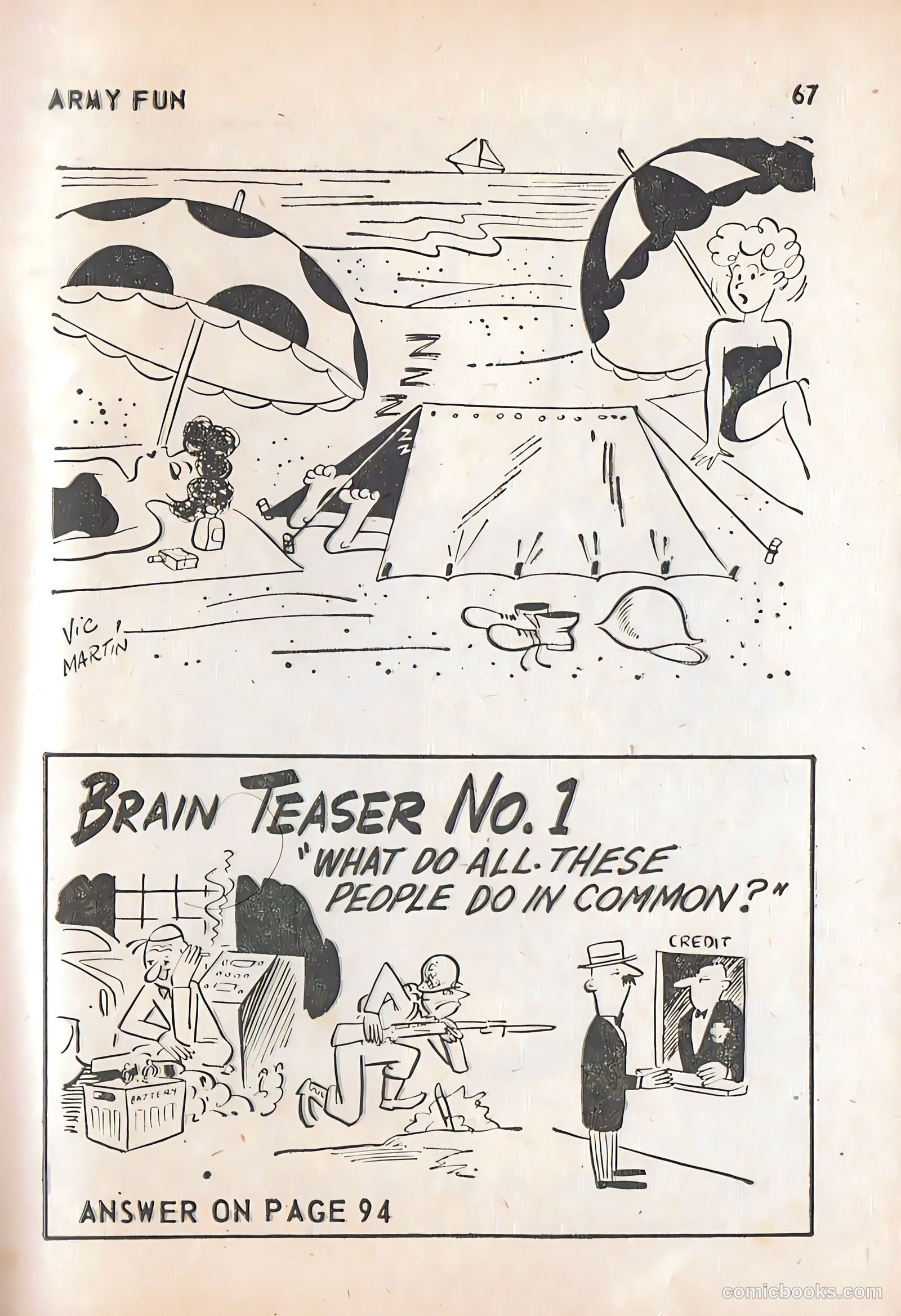 Army Fun #7 (1964) — page 68 of 99