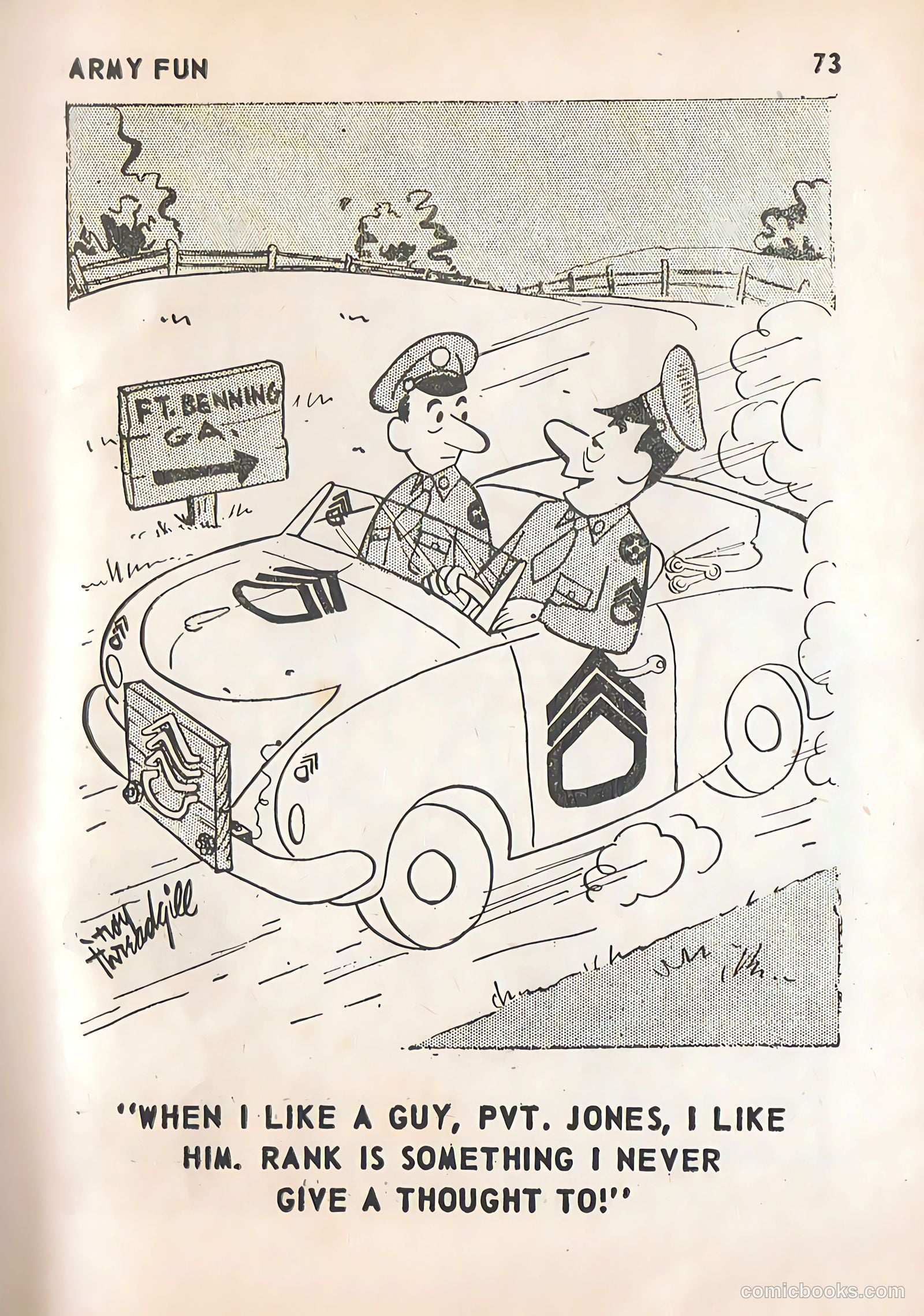 Army Fun #7 (1964) — page 74 of 99